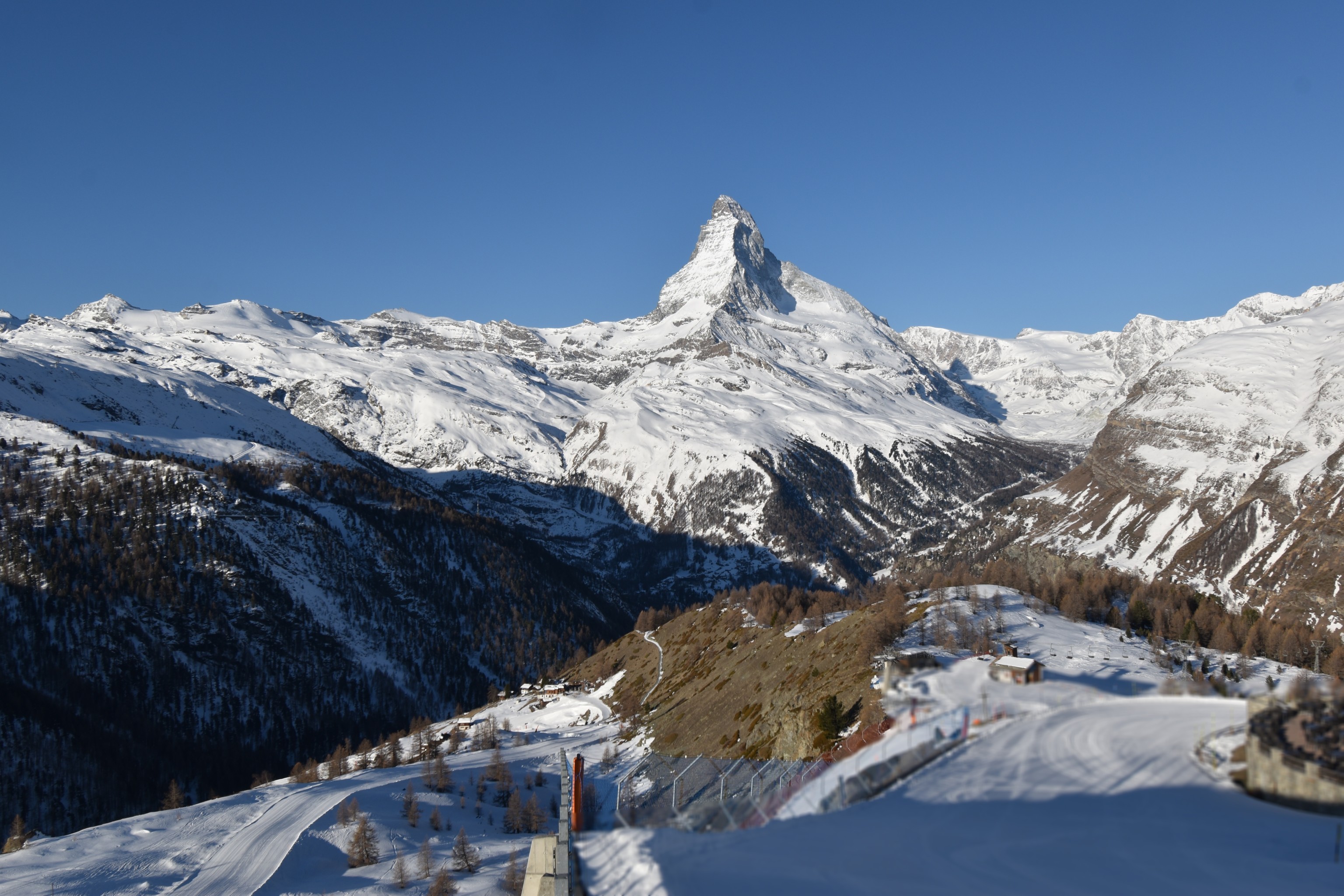 Archiv Foto Webcam Zermatt - Sunnega