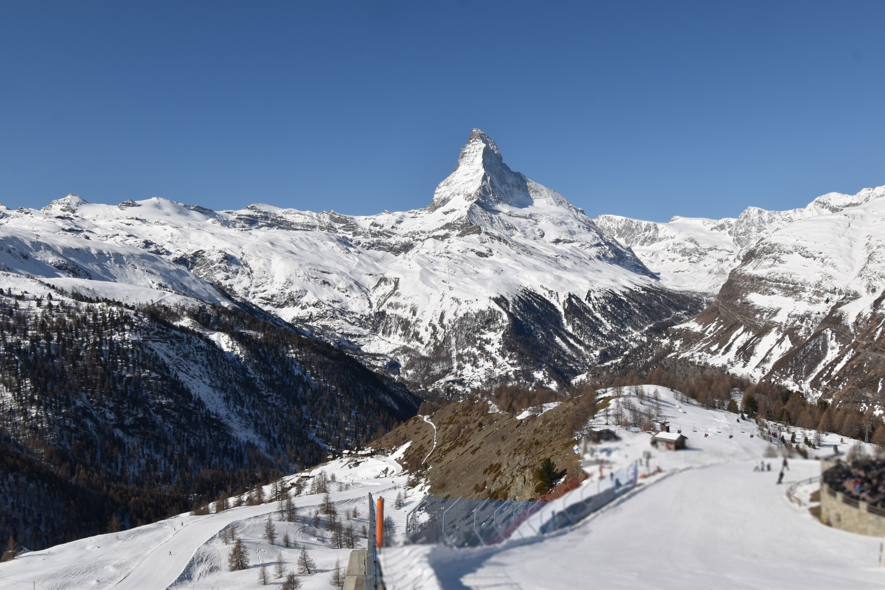 Archiv Foto Webcam Zermatt - Sunnega