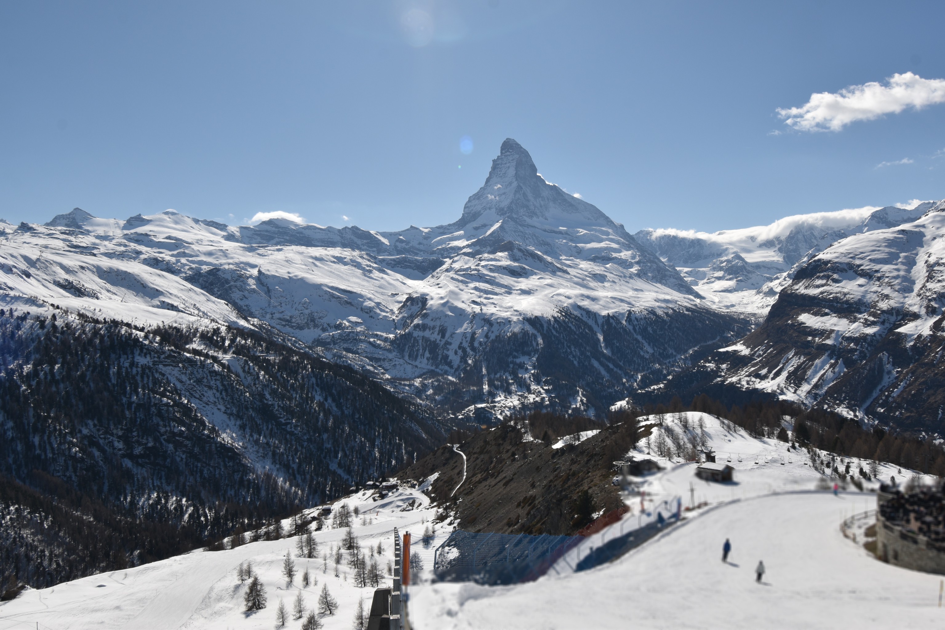 Archiv Foto Webcam Zermatt - Sunnega