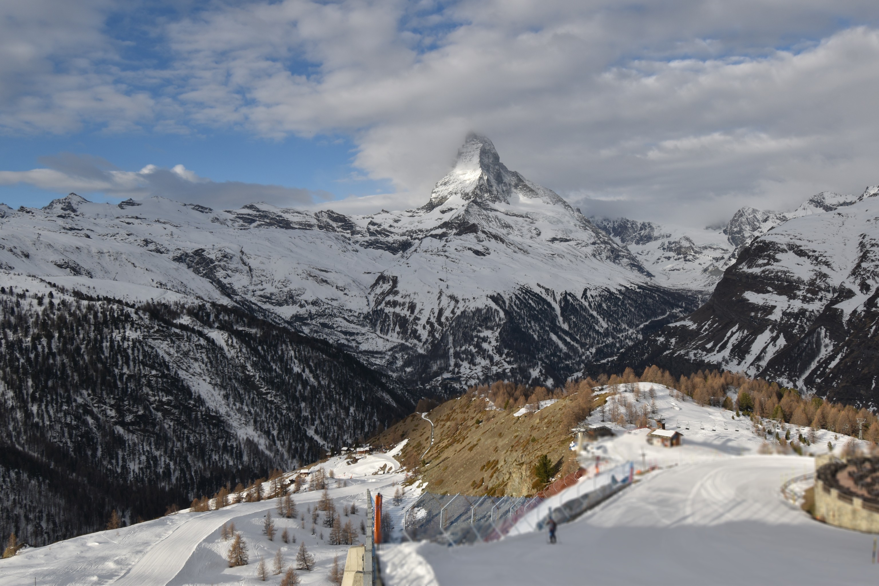 Archiv Foto Webcam Zermatt - Sunnega