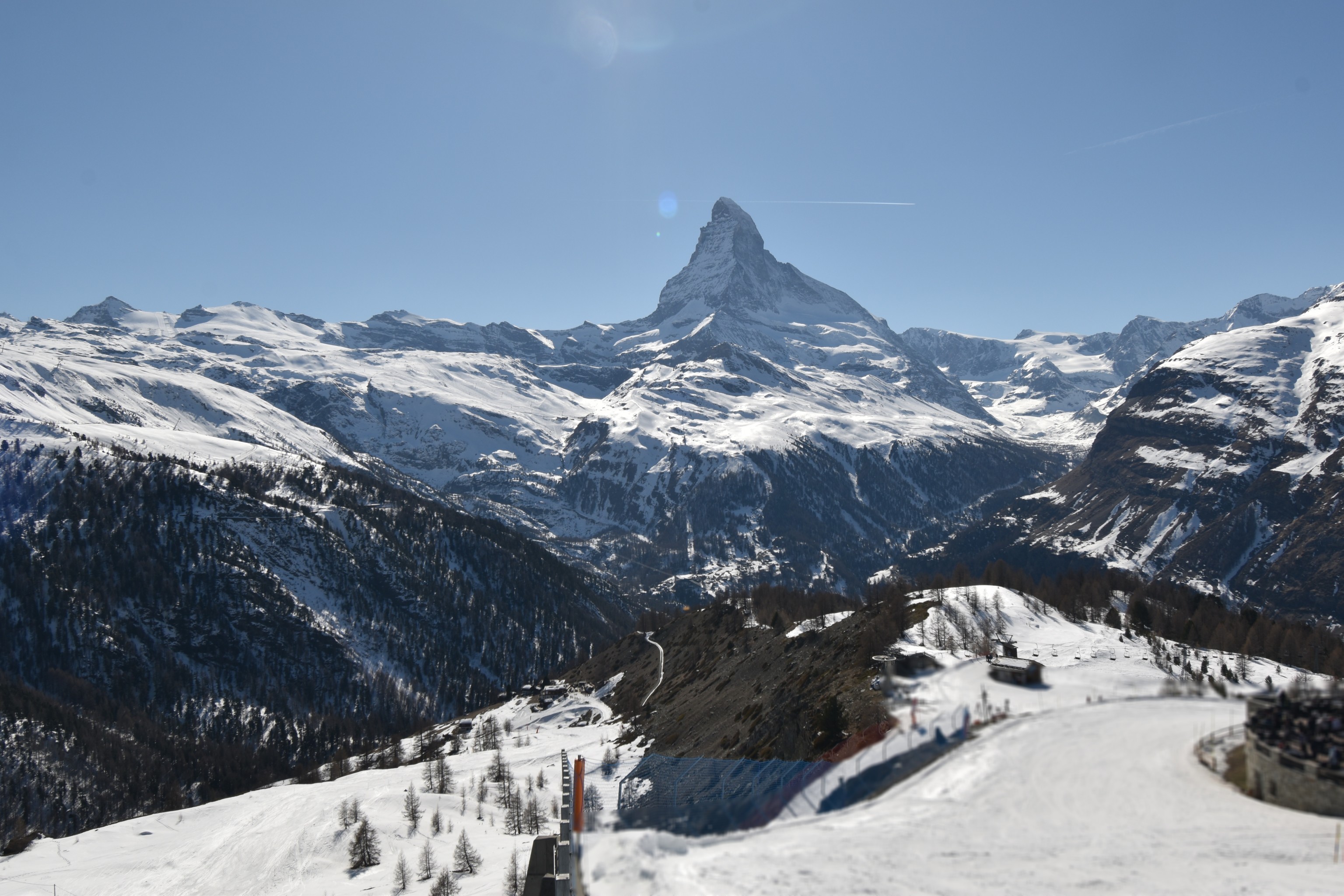 Archiv Foto Webcam Zermatt - Sunnega