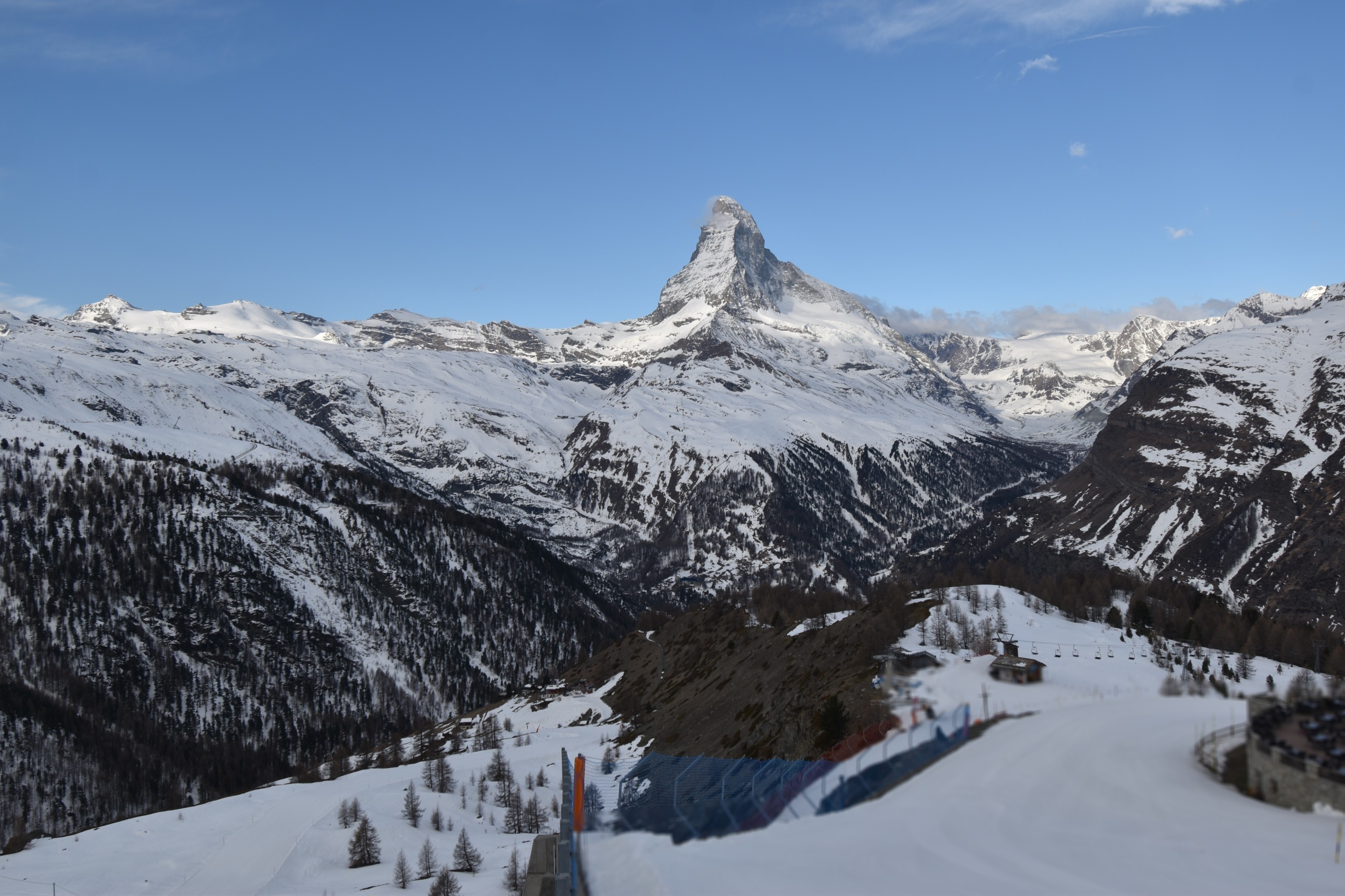 Archiv Foto Webcam Zermatt - Sunnega
