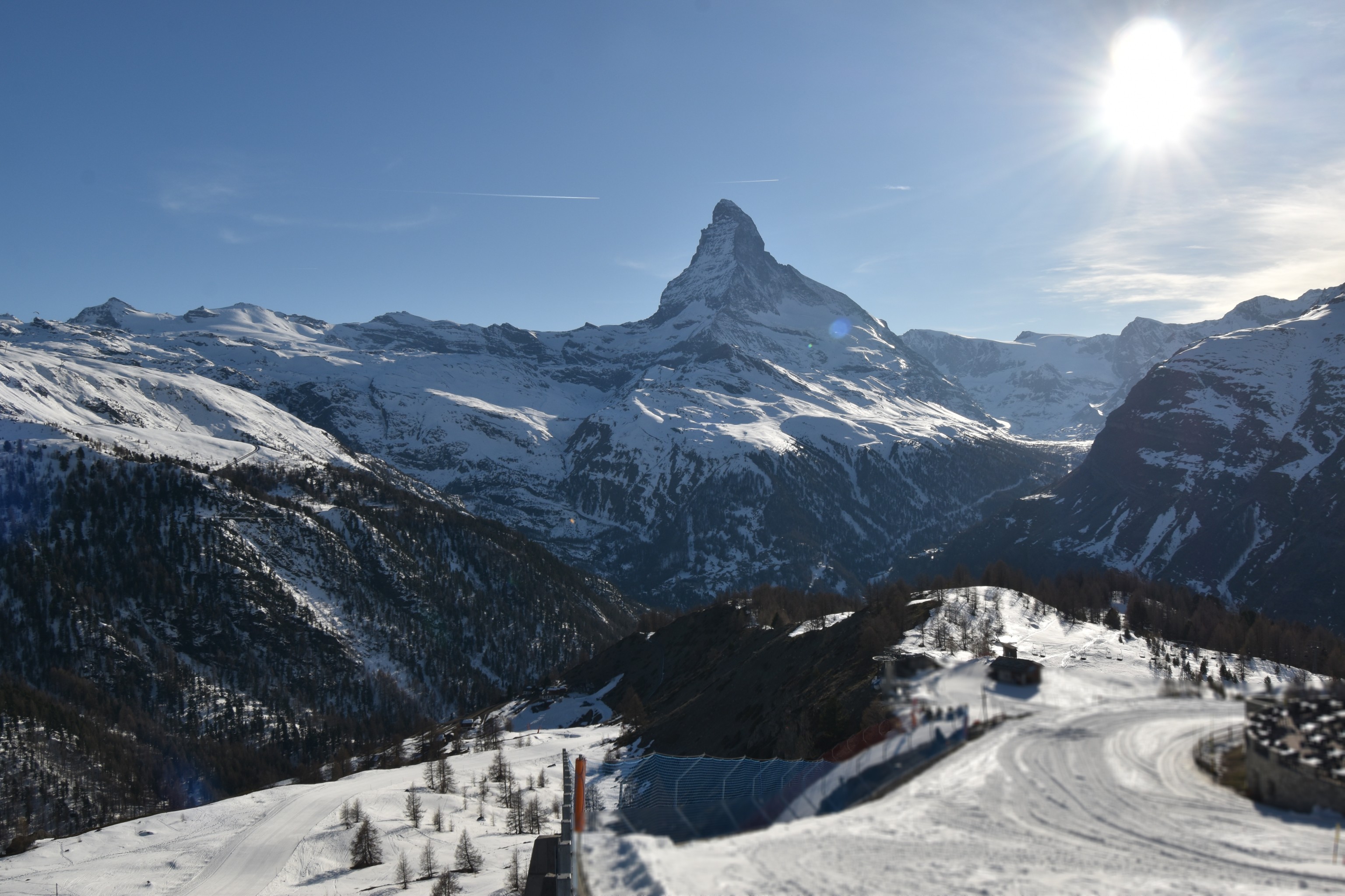 Archiv Foto Webcam Zermatt - Sunnega