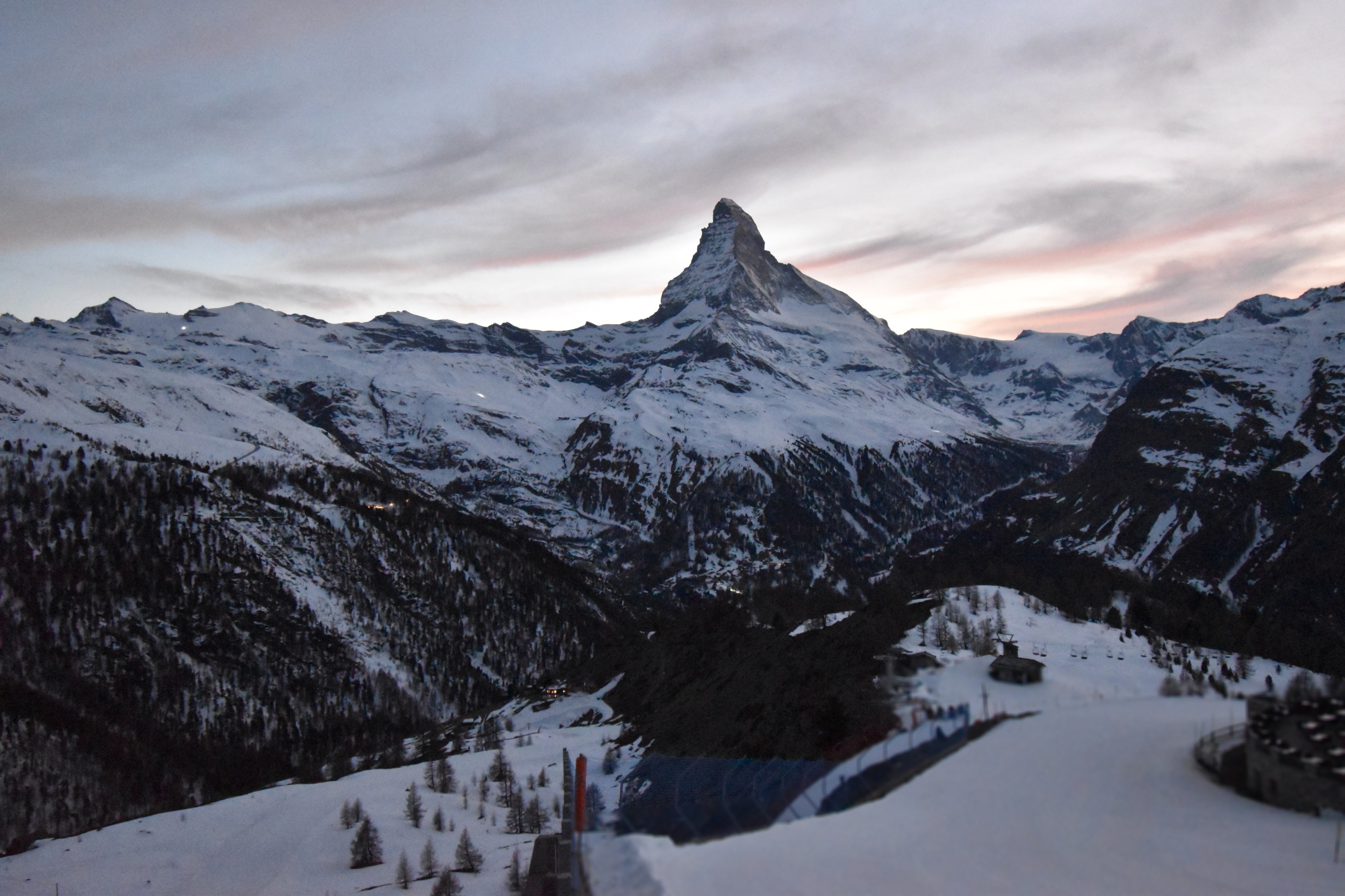 Archiv Foto Webcam Zermatt - Sunnega