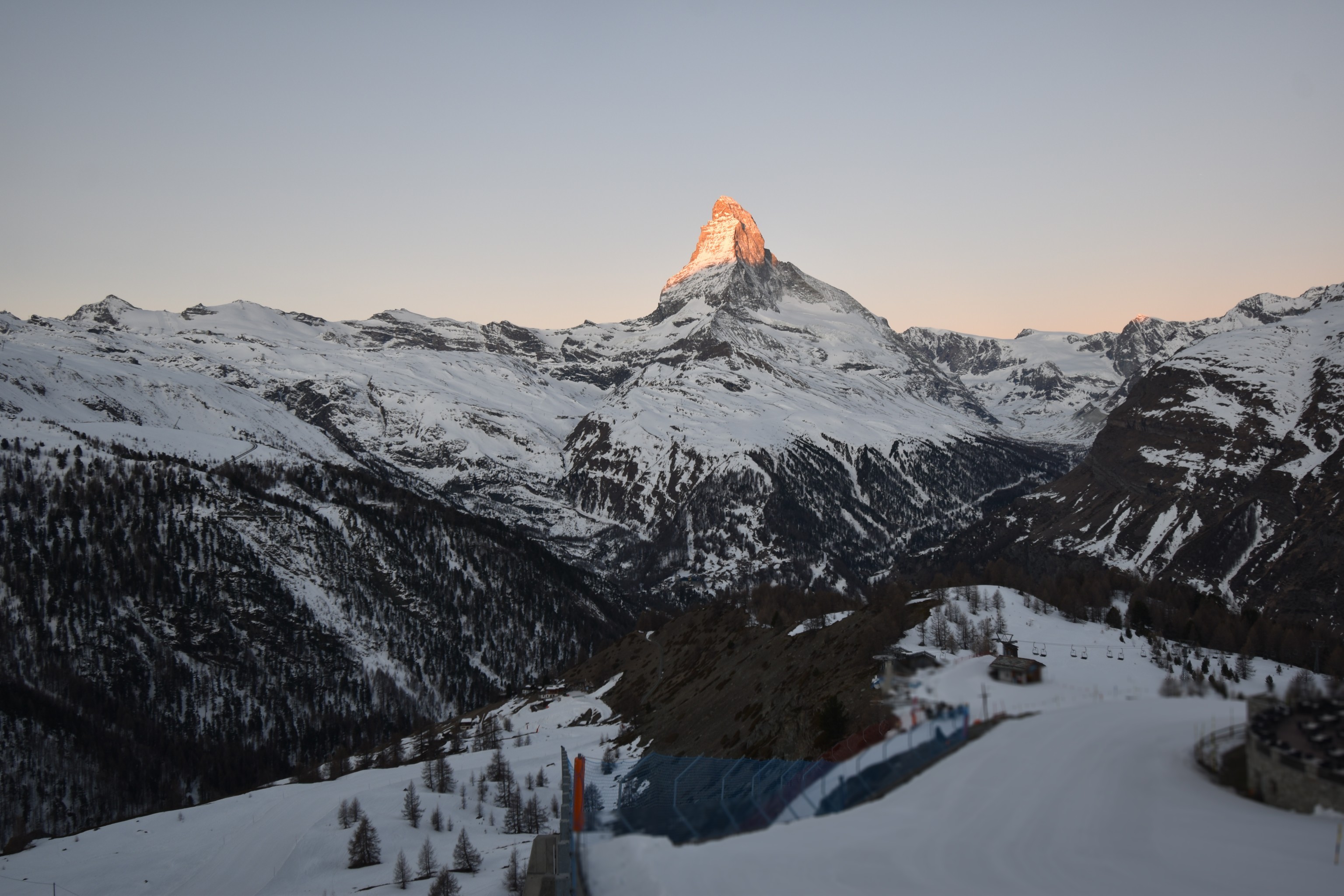 Archiv Foto Webcam Zermatt - Sunnega