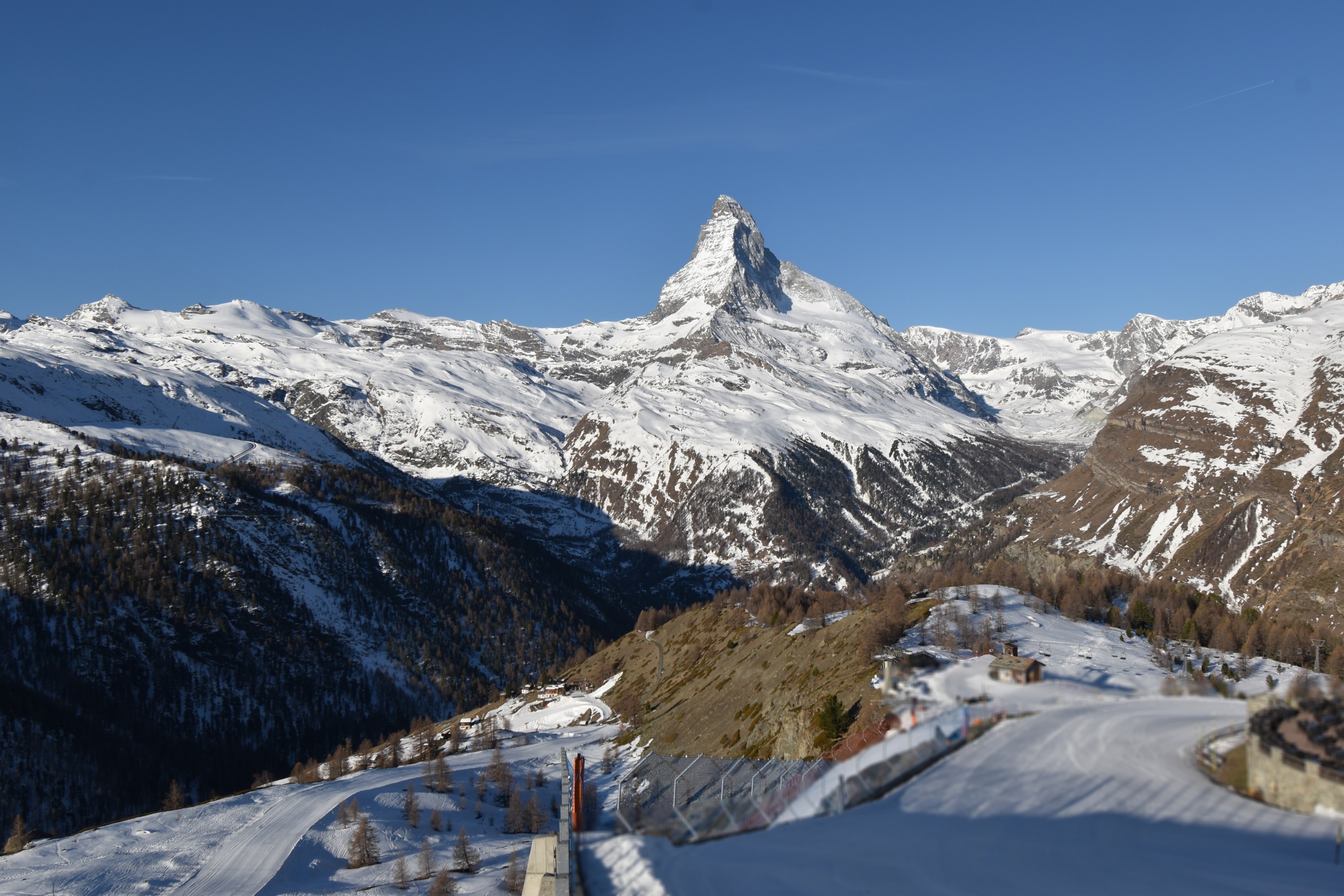 Archiv Foto Webcam Zermatt - Sunnega