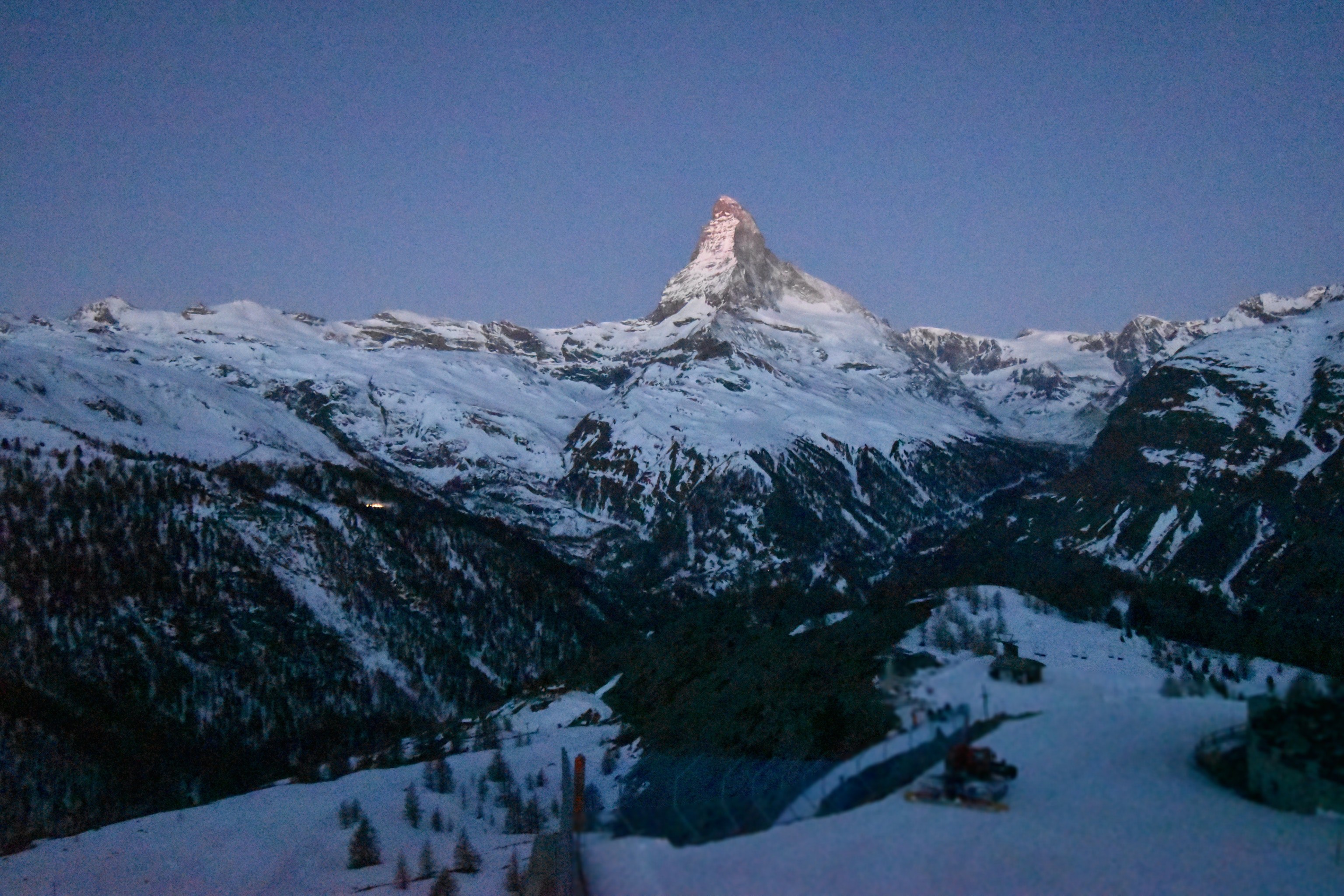 Archiv Foto Webcam Zermatt - Sunnega