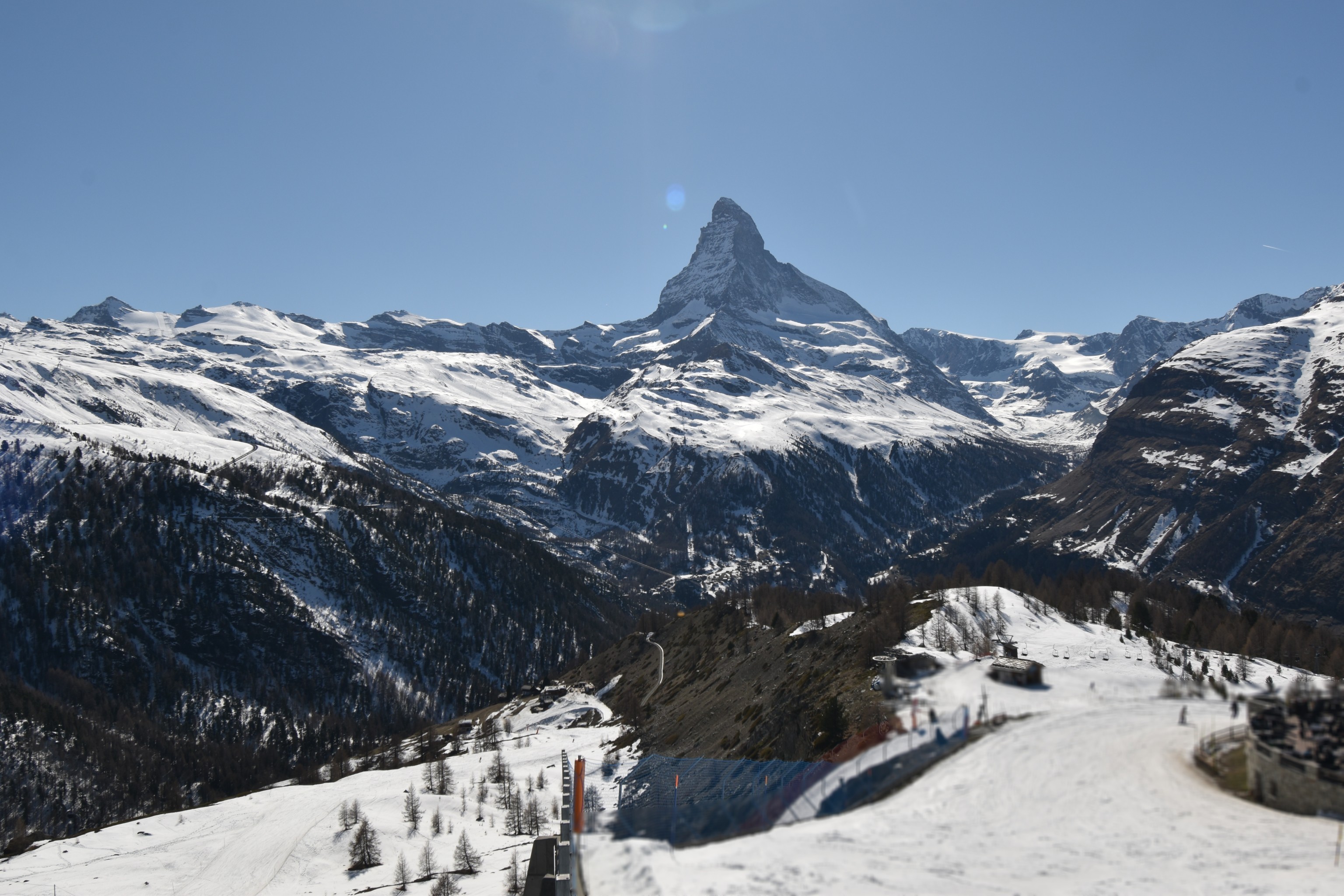 Archiv Foto Webcam Zermatt - Sunnega