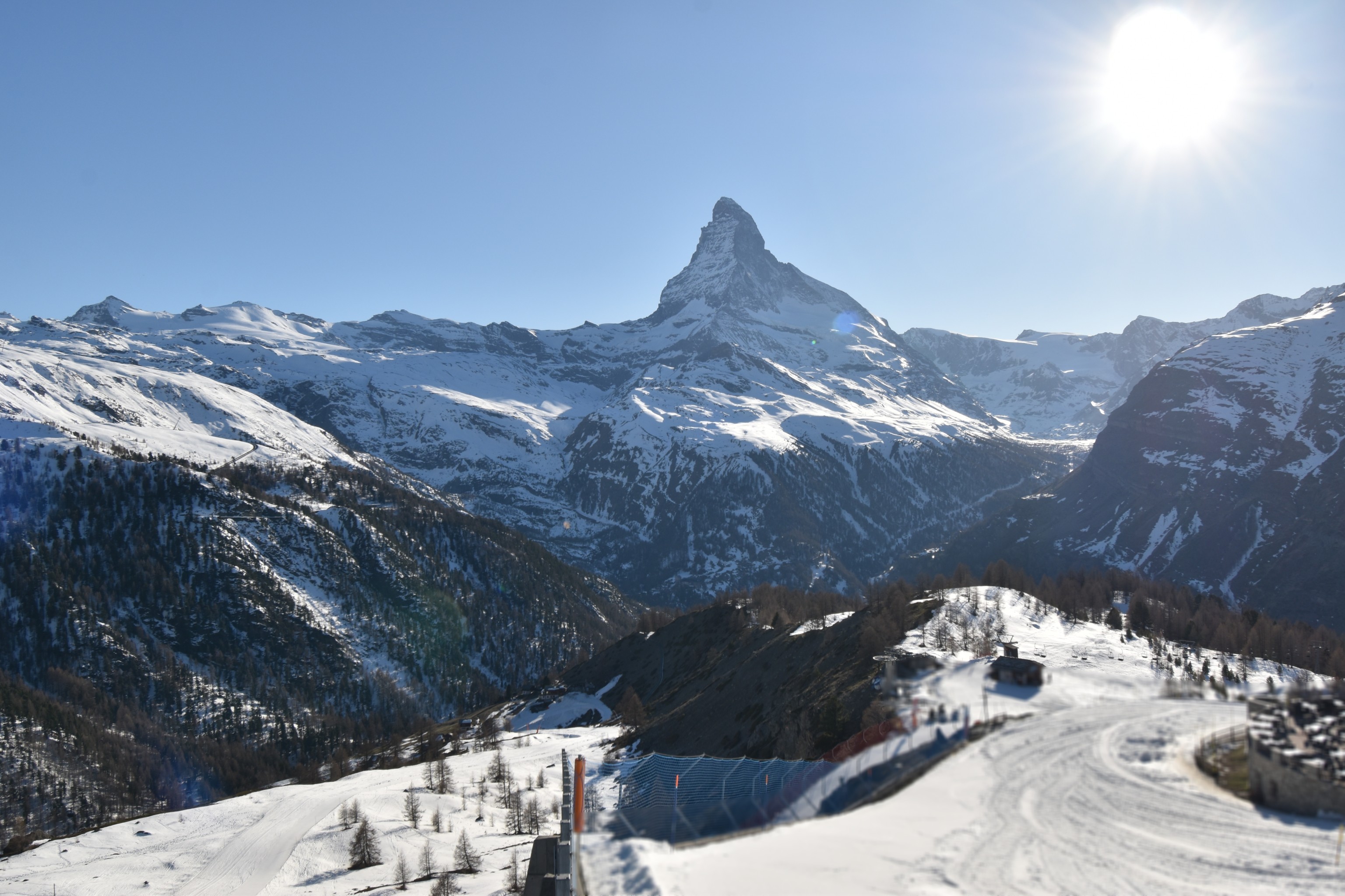 Archiv Foto Webcam Zermatt - Sunnega