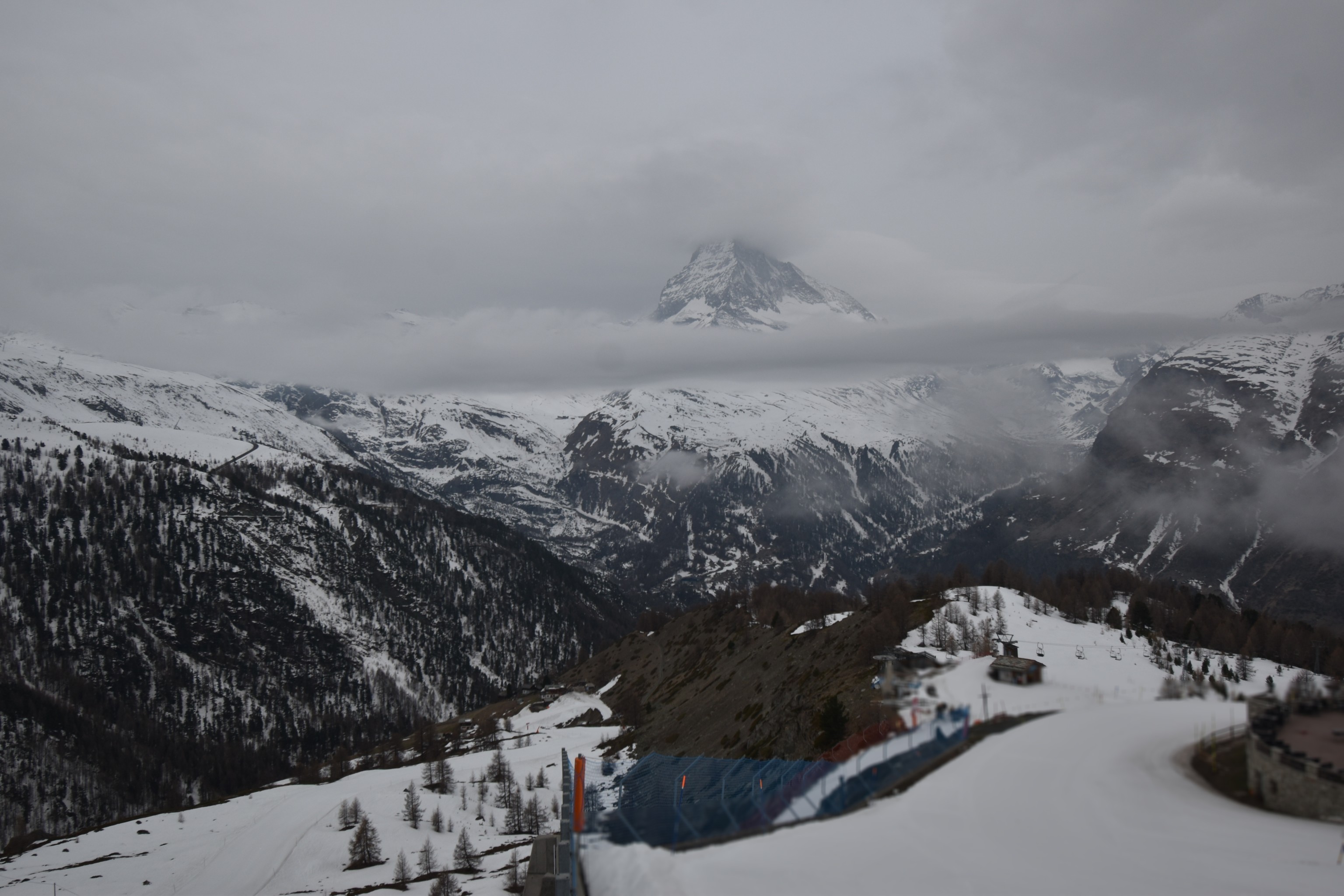 Archiv Foto Webcam Zermatt - Sunnega