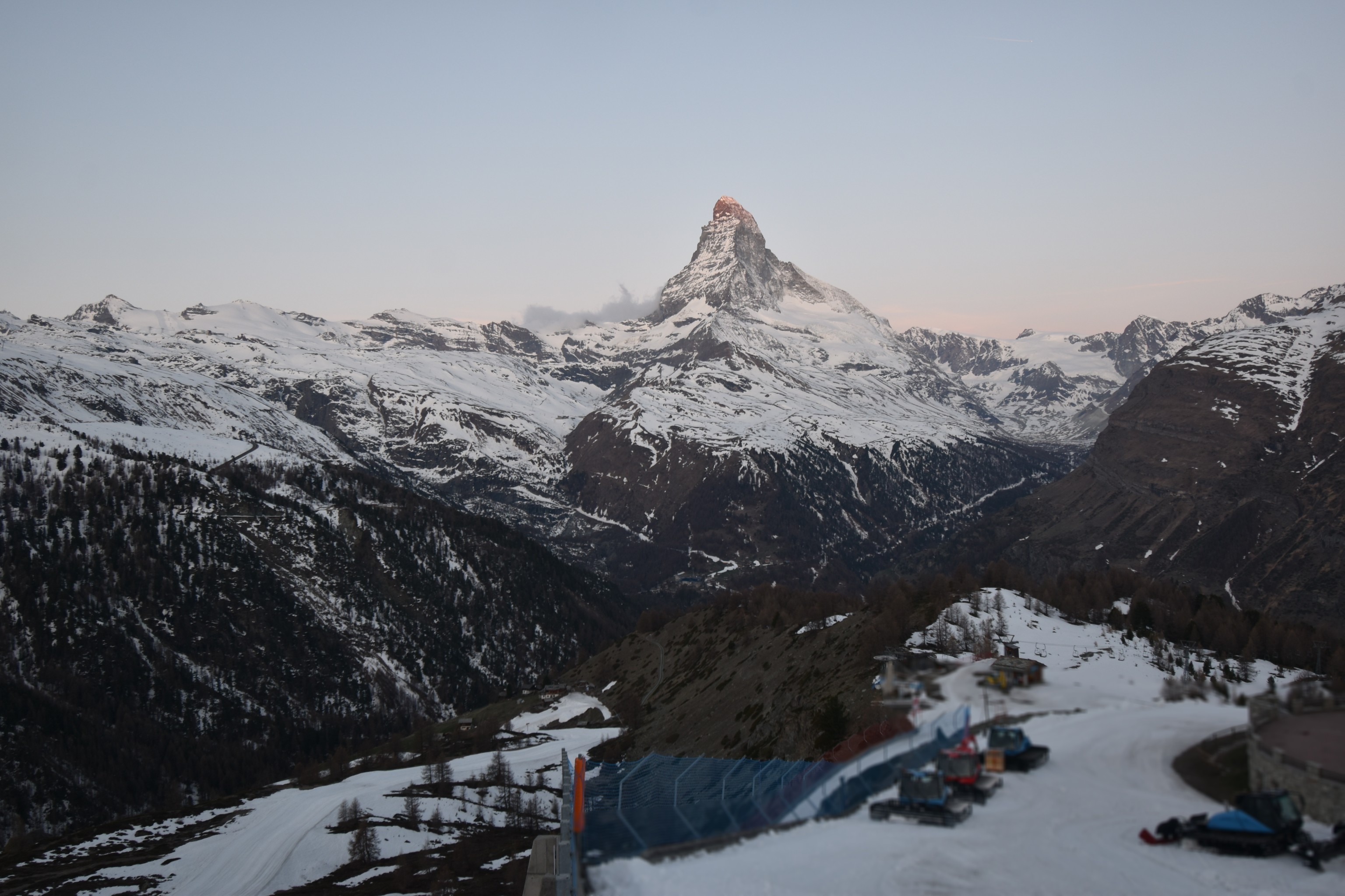 Archiv Foto Webcam Zermatt - Sunnega