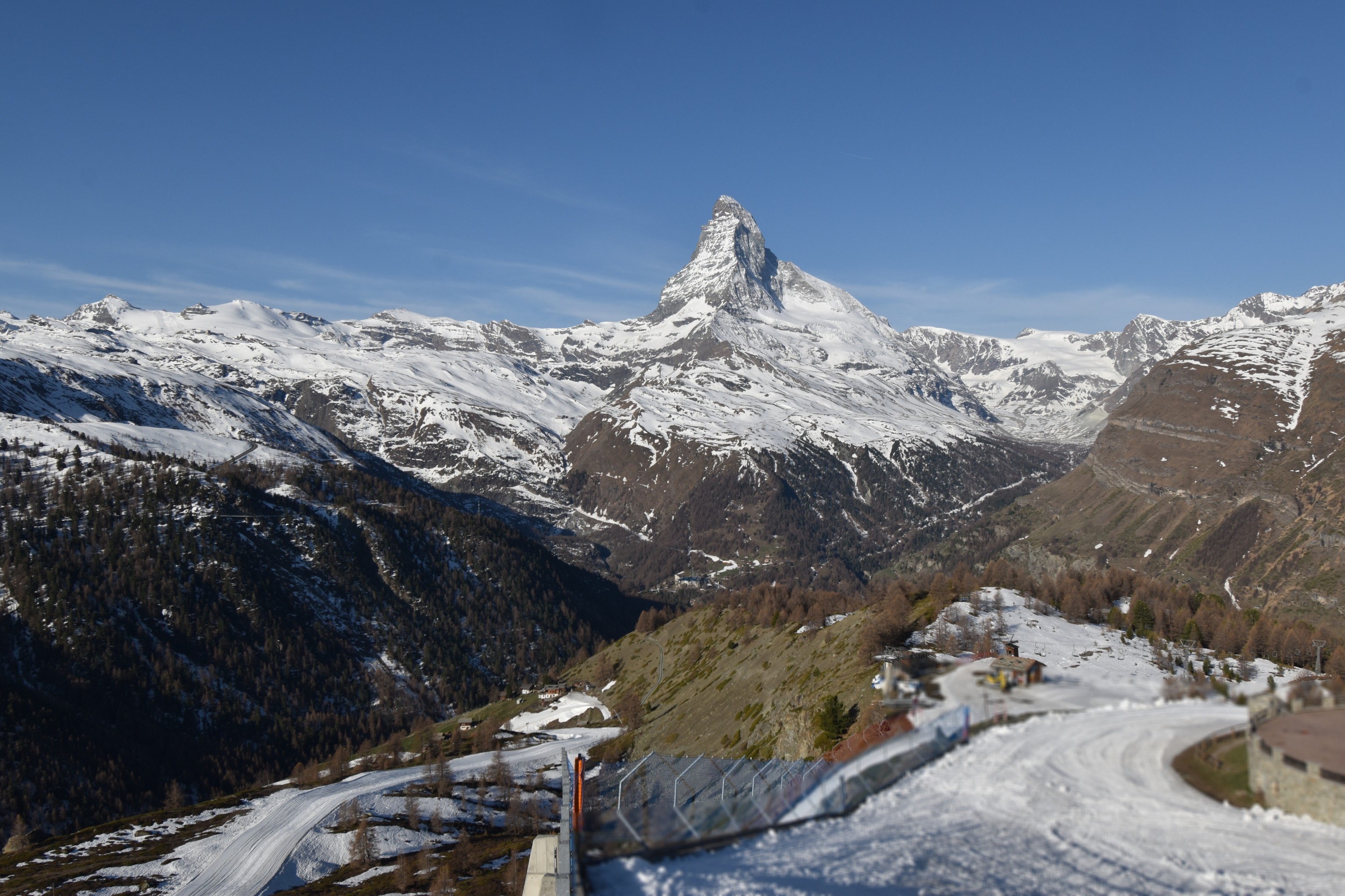Archiv Foto Webcam Zermatt - Sunnega