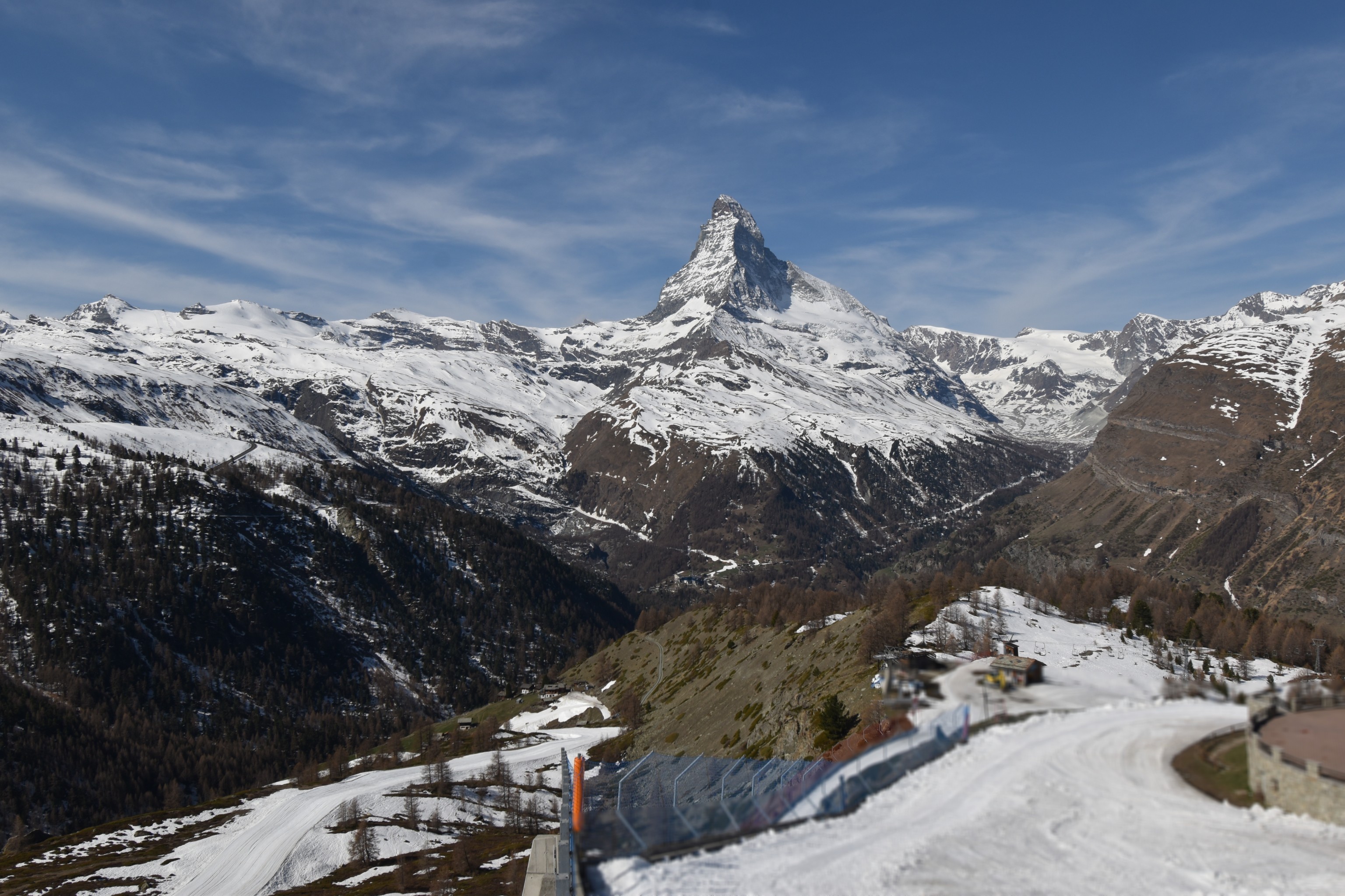 Archiv Foto Webcam Zermatt - Sunnega