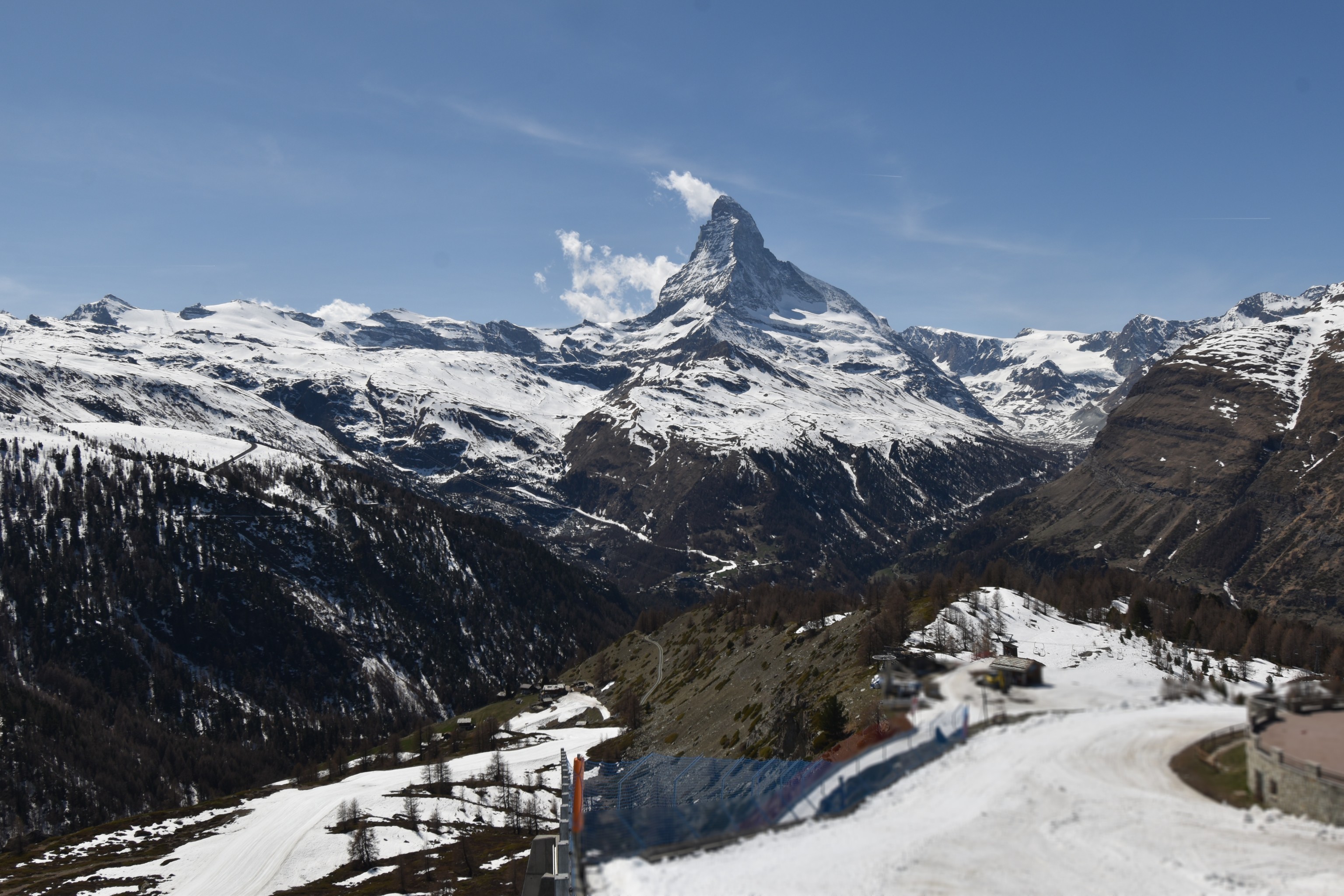 Archiv Foto Webcam Zermatt - Sunnega