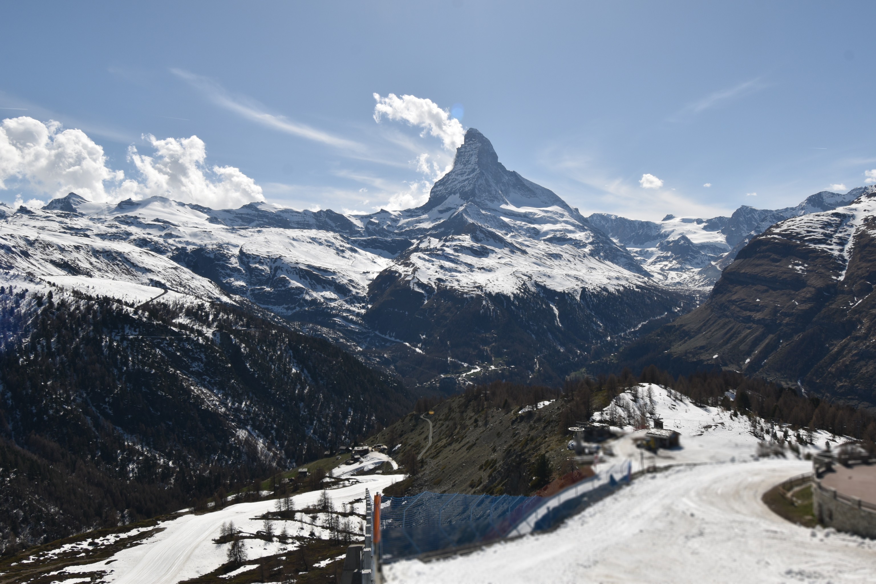 Archiv Foto Webcam Zermatt - Sunnega