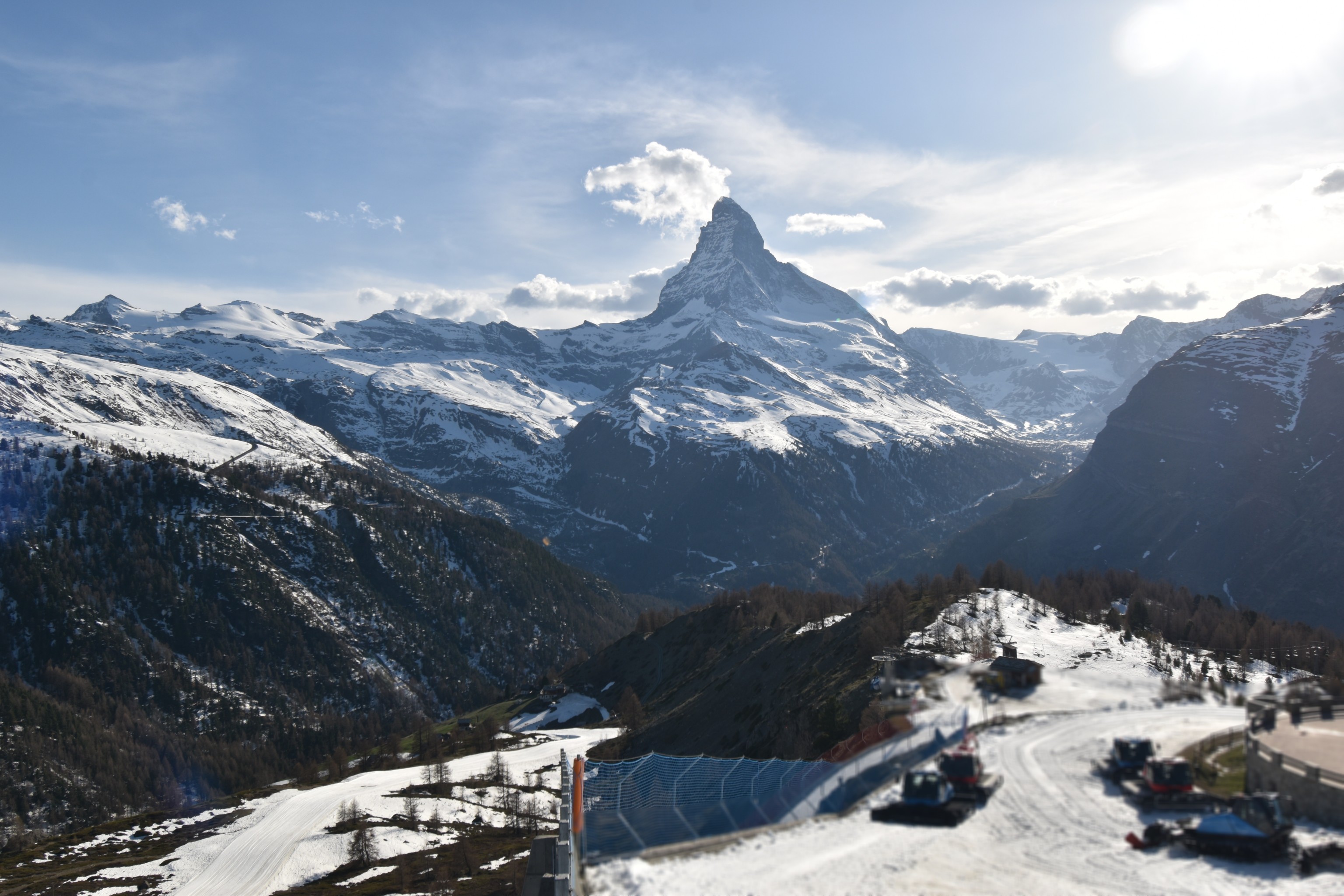 Archiv Foto Webcam Zermatt - Sunnega