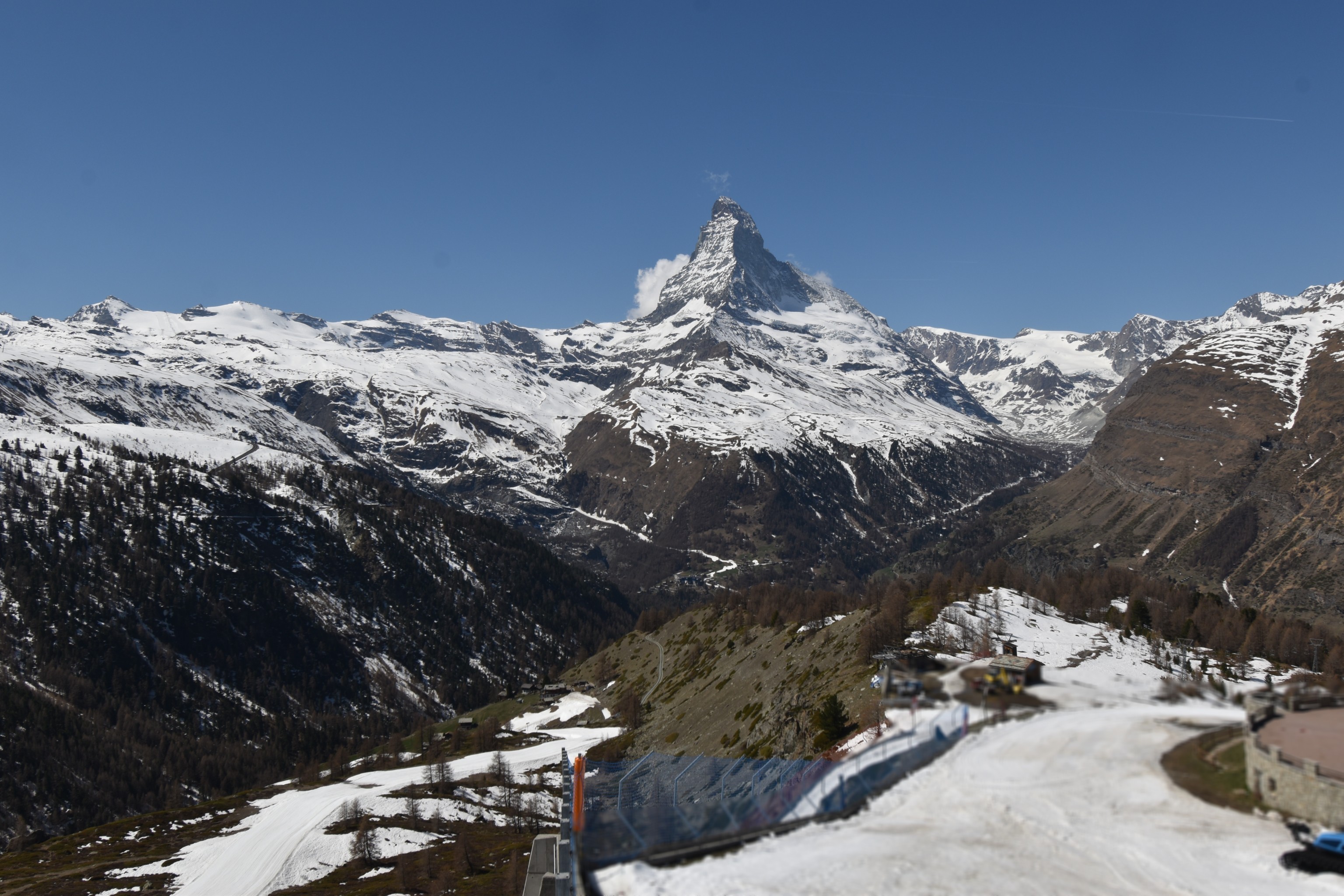 Archiv Foto Webcam Zermatt - Sunnega