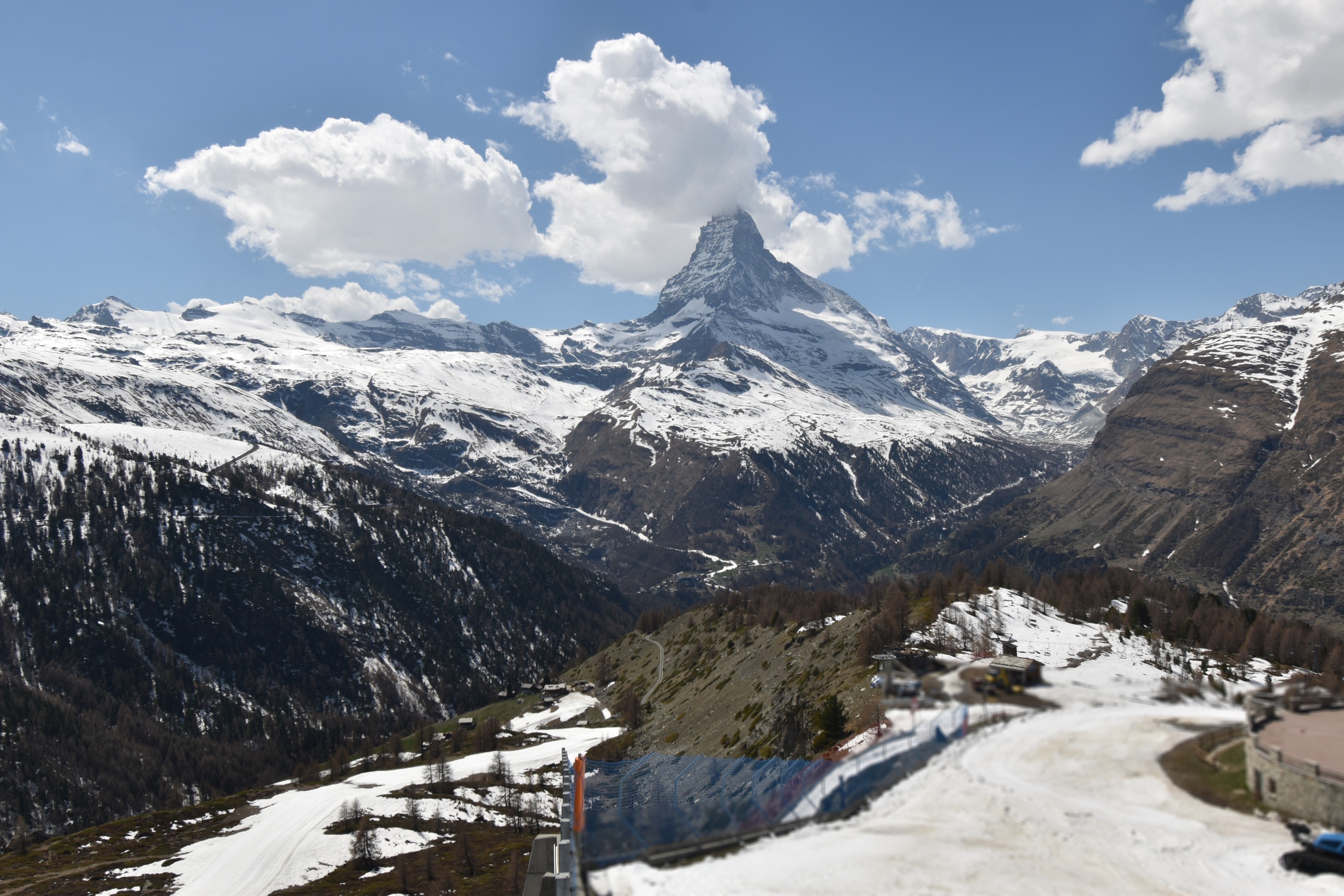 Archiv Foto Webcam Zermatt - Sunnega