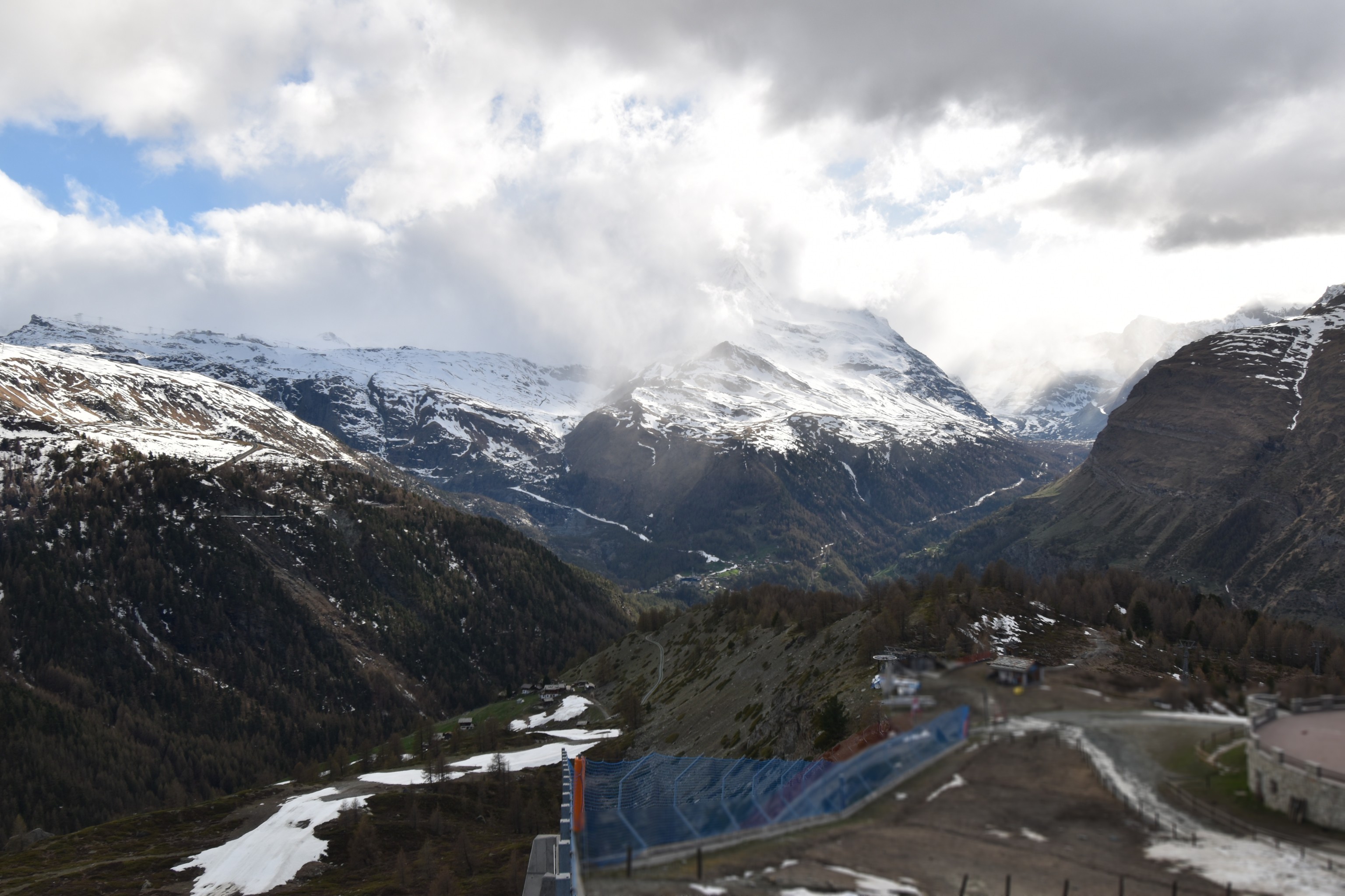 Archiv Foto Webcam Zermatt - Sunnega
