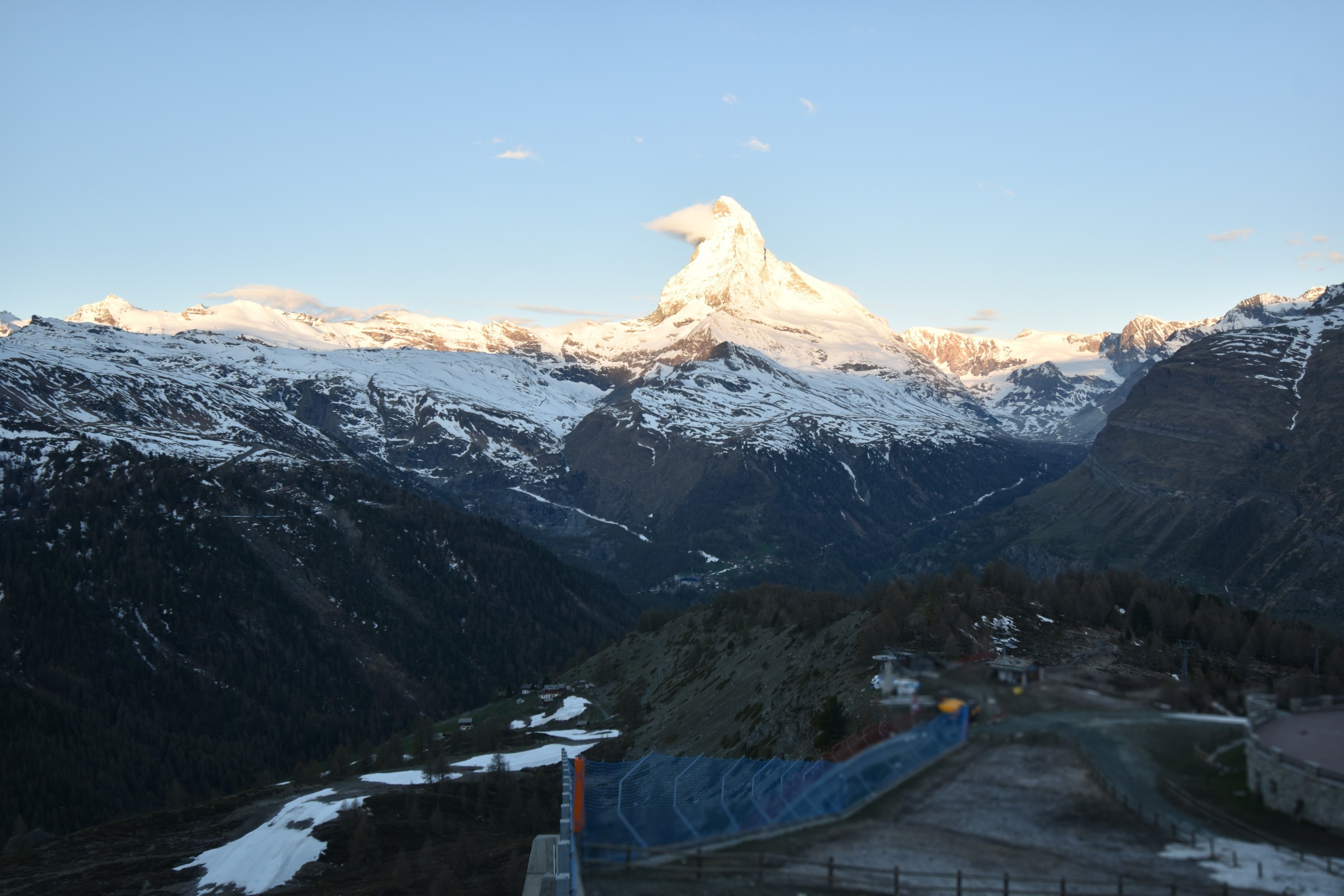Archiv Foto Webcam Zermatt - Sunnega