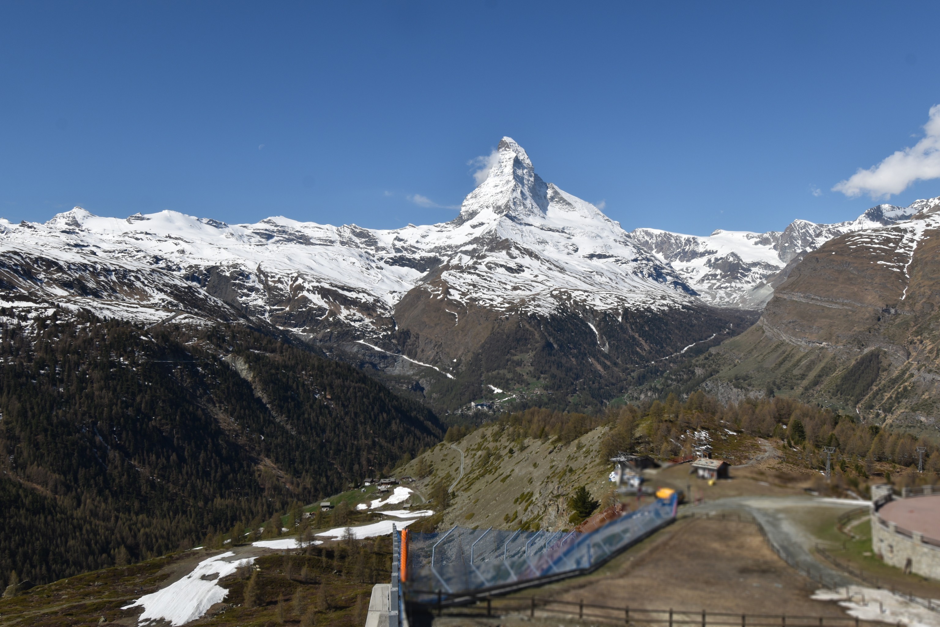 Archiv Foto Webcam Zermatt - Sunnega