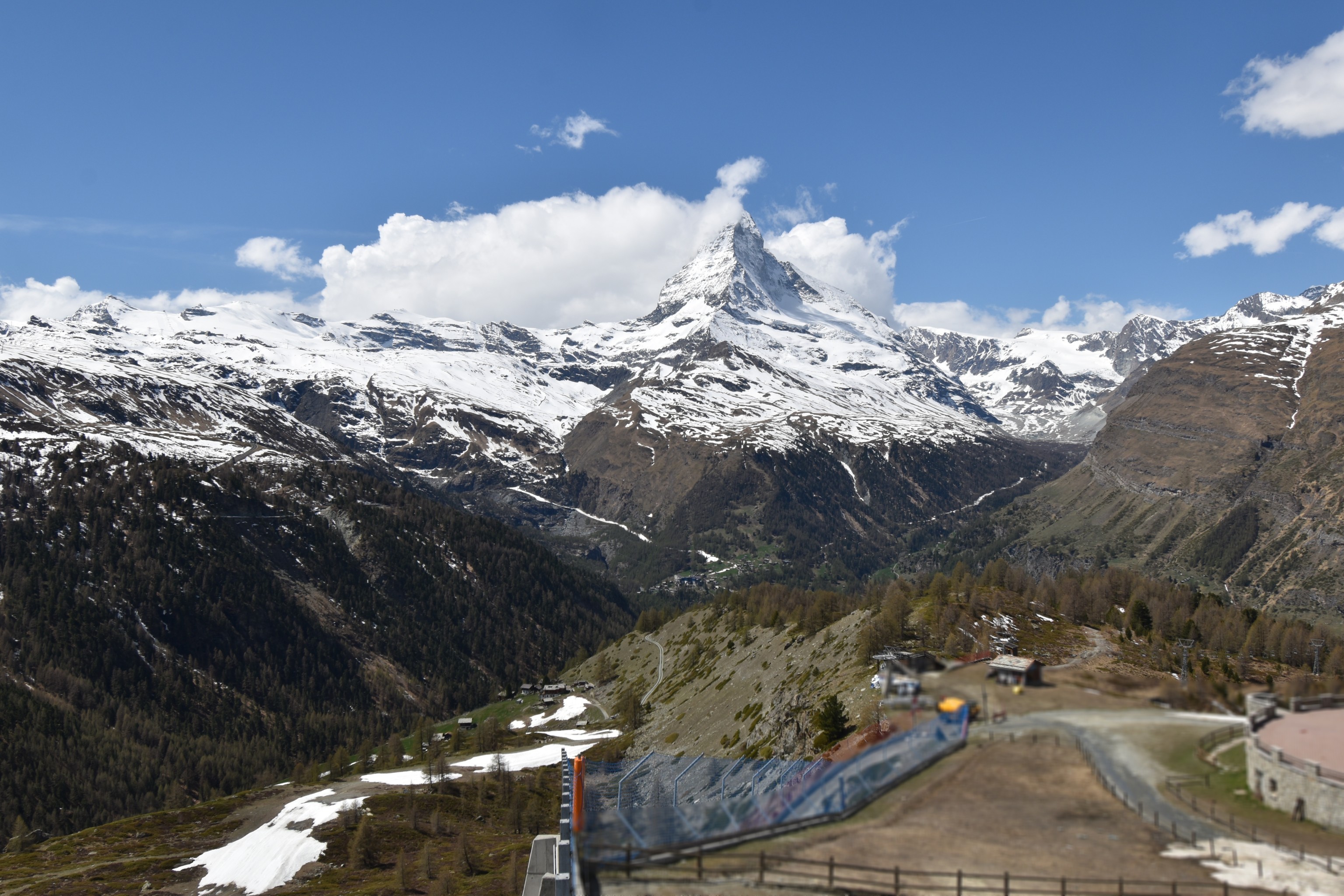 Archiv Foto Webcam Zermatt - Sunnega