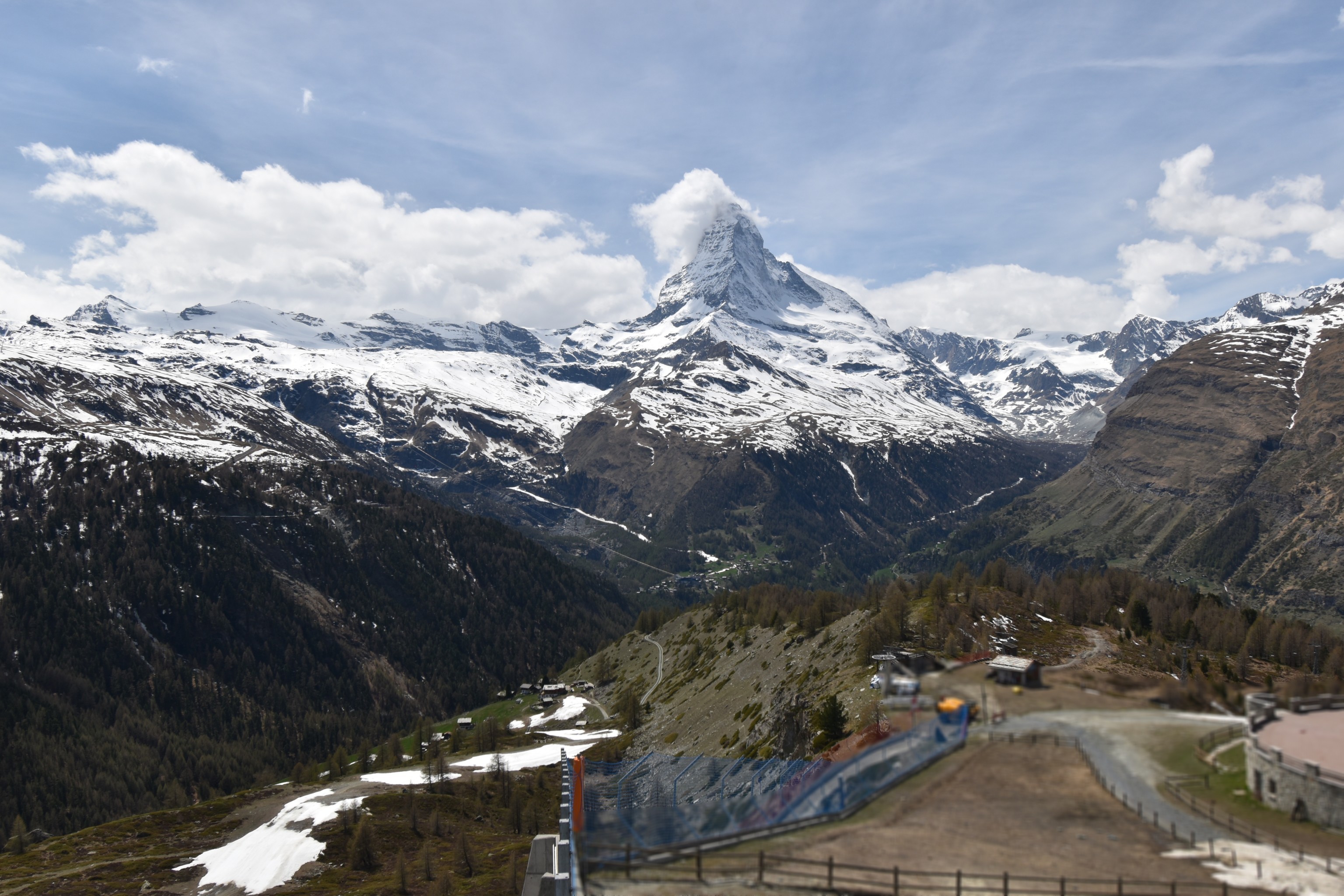 Archiv Foto Webcam Zermatt - Sunnega