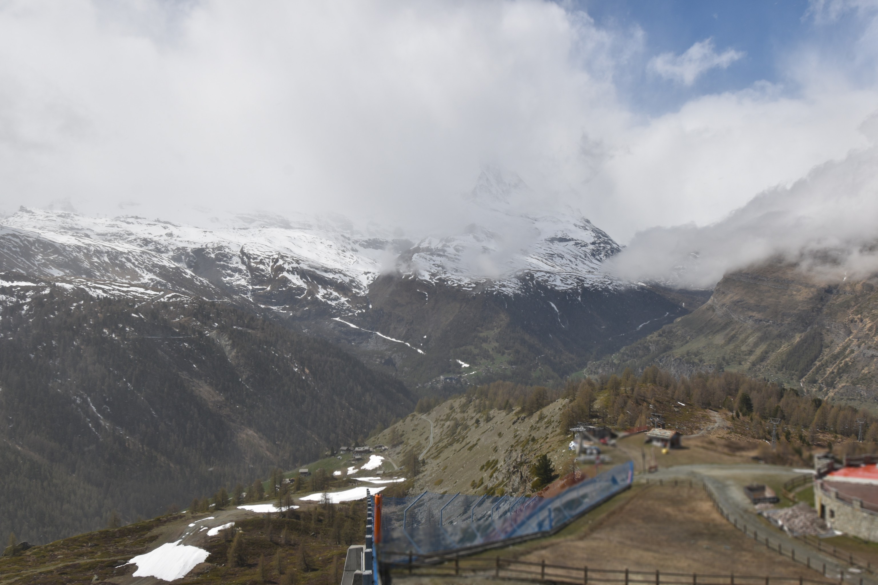 Archiv Foto Webcam Zermatt - Sunnega