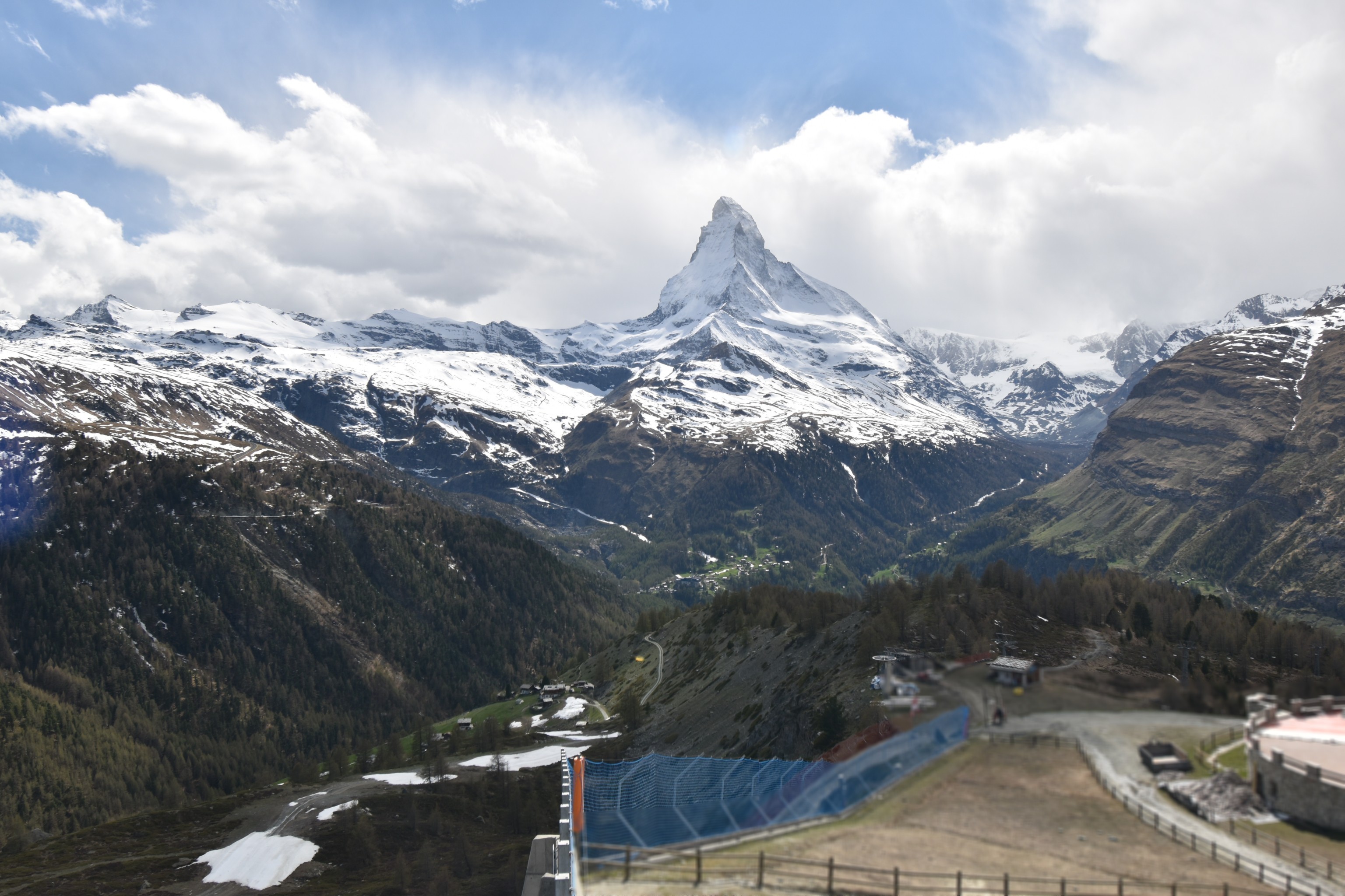 Archiv Foto Webcam Zermatt - Sunnega