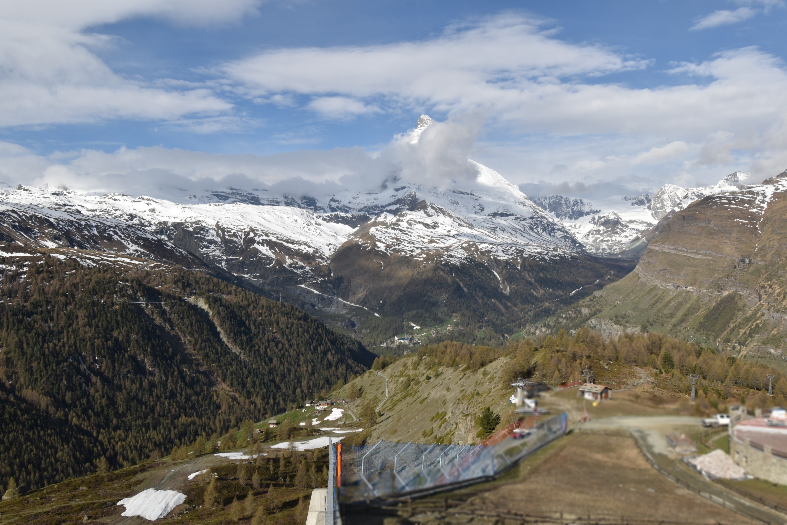 Archiv Foto Webcam Zermatt - Sunnega
