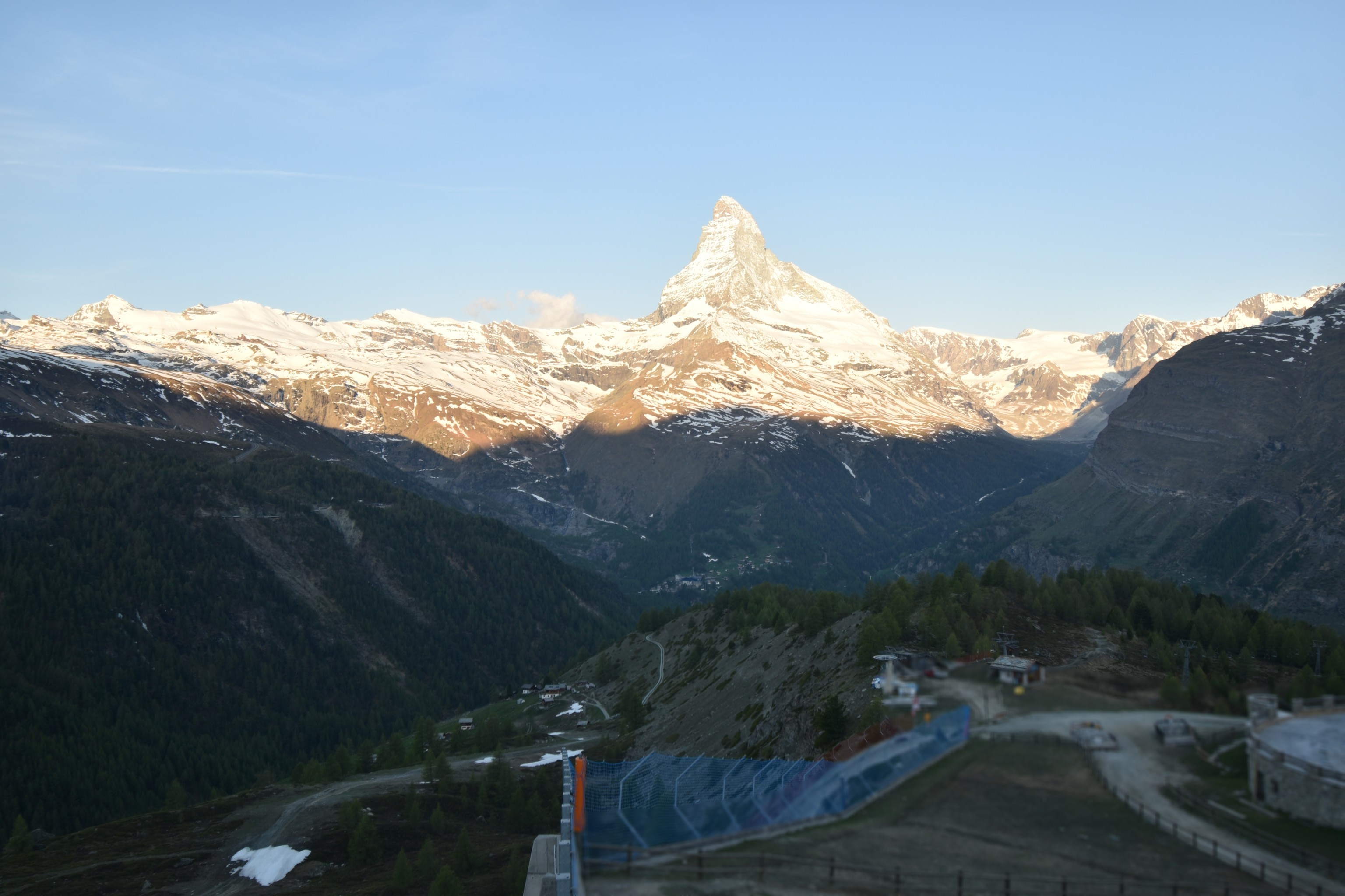 Archiv Foto Webcam Zermatt - Sunnega