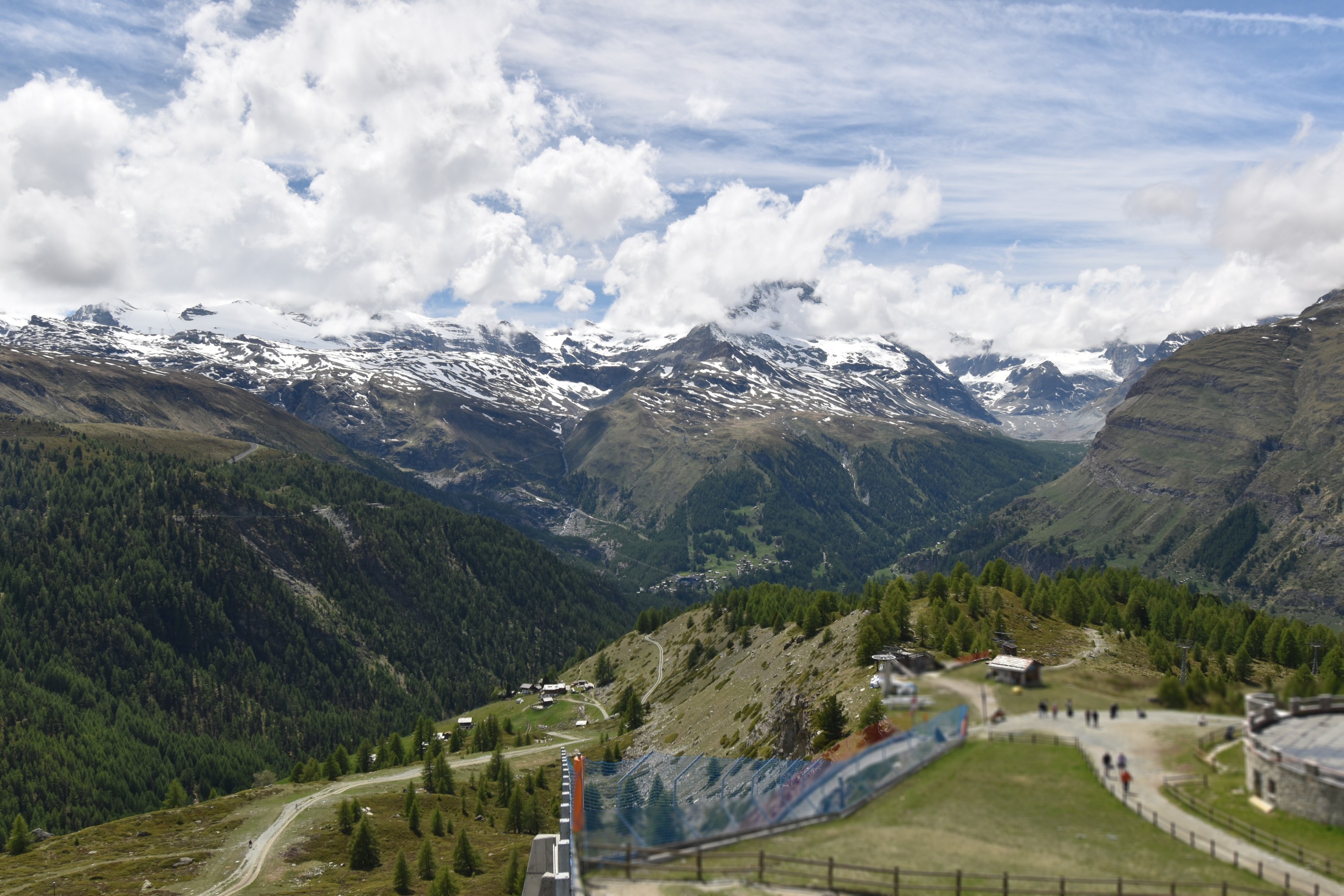 Archiv Foto Webcam Zermatt - Sunnega
