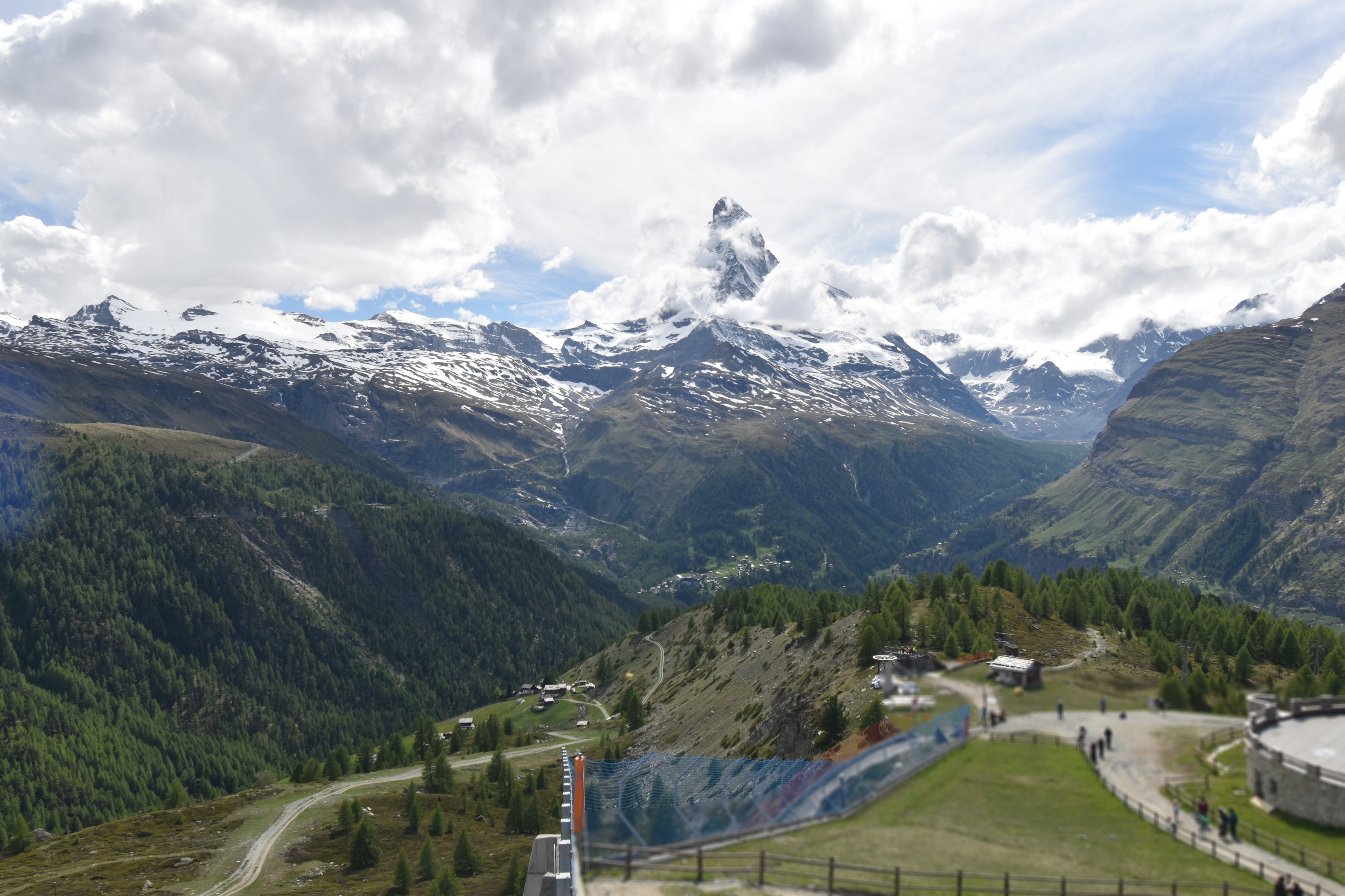 Archiv Foto Webcam Zermatt - Sunnega