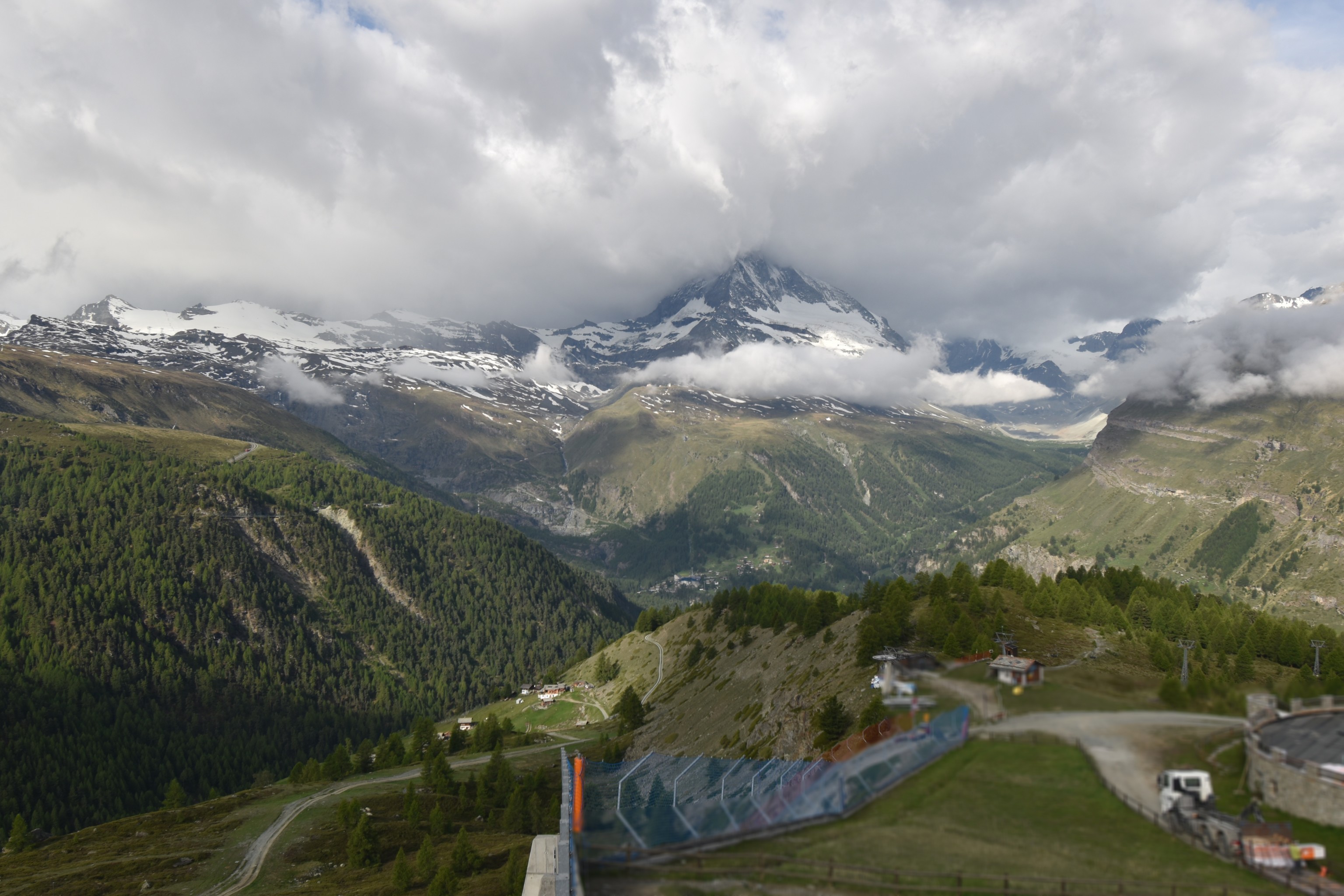Archiv Foto Webcam Zermatt - Sunnega