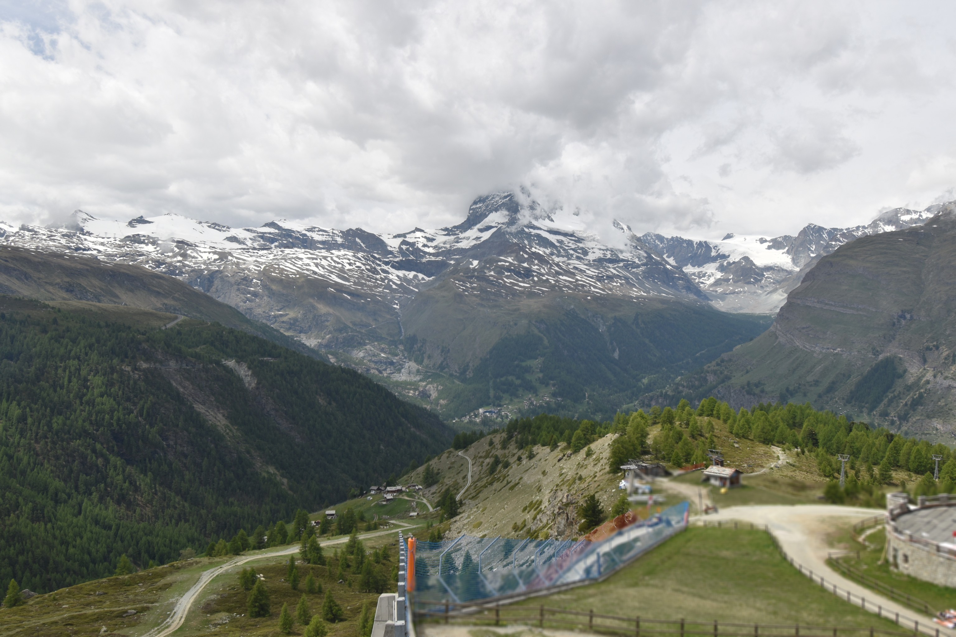 Archiv Foto Webcam Zermatt - Sunnega