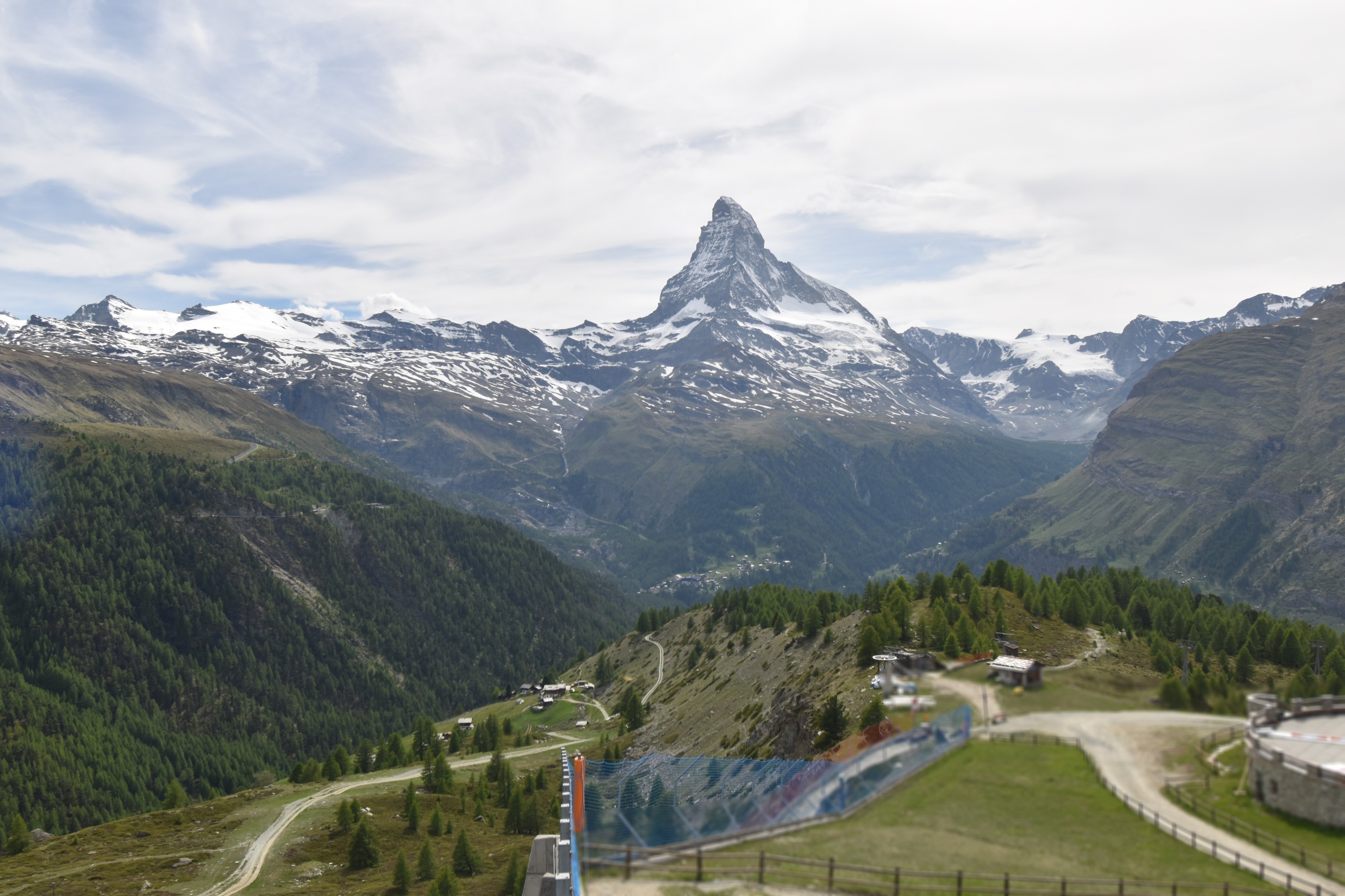 Archiv Foto Webcam Zermatt - Sunnega