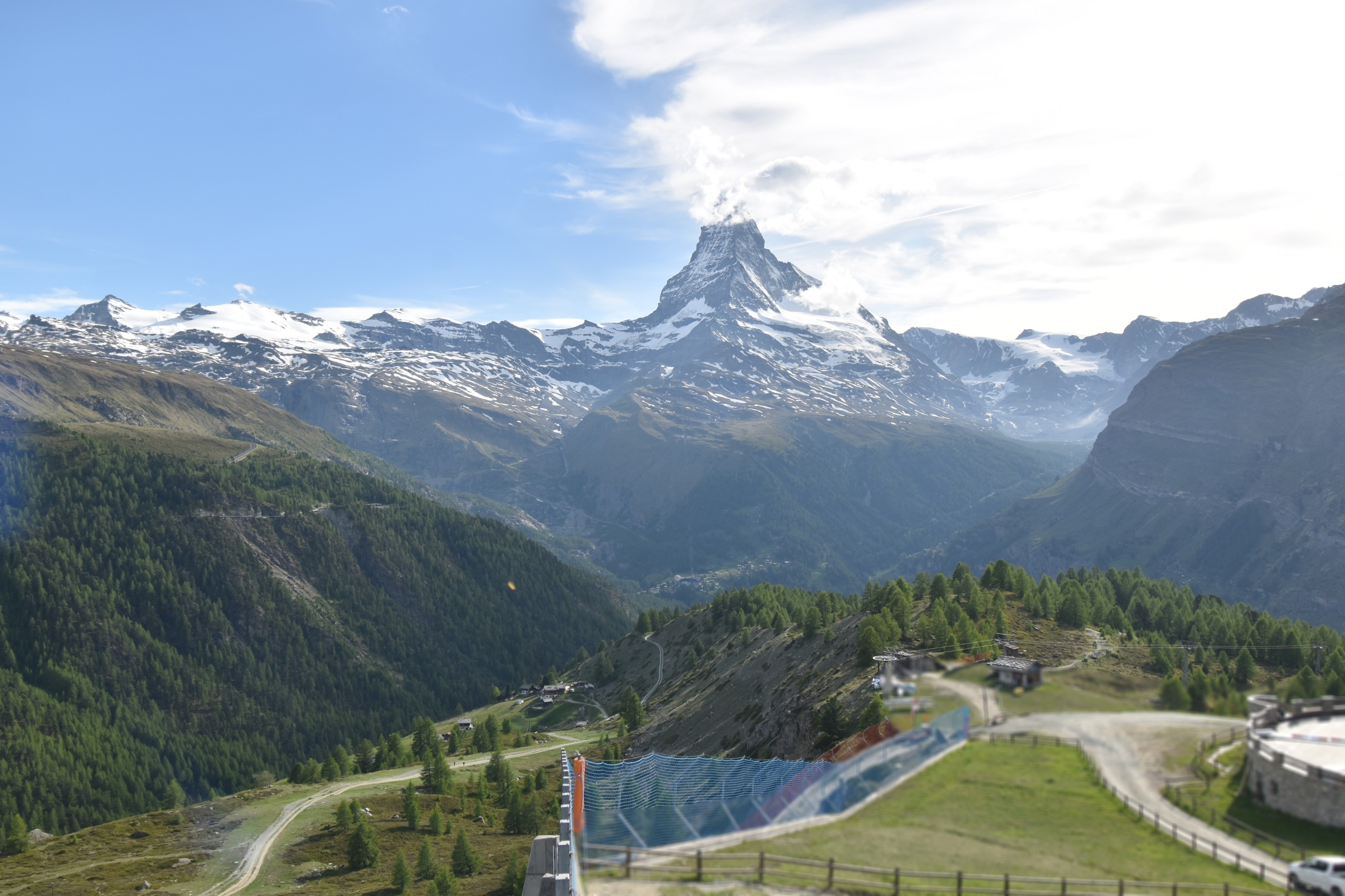 Archiv Foto Webcam Zermatt - Sunnega