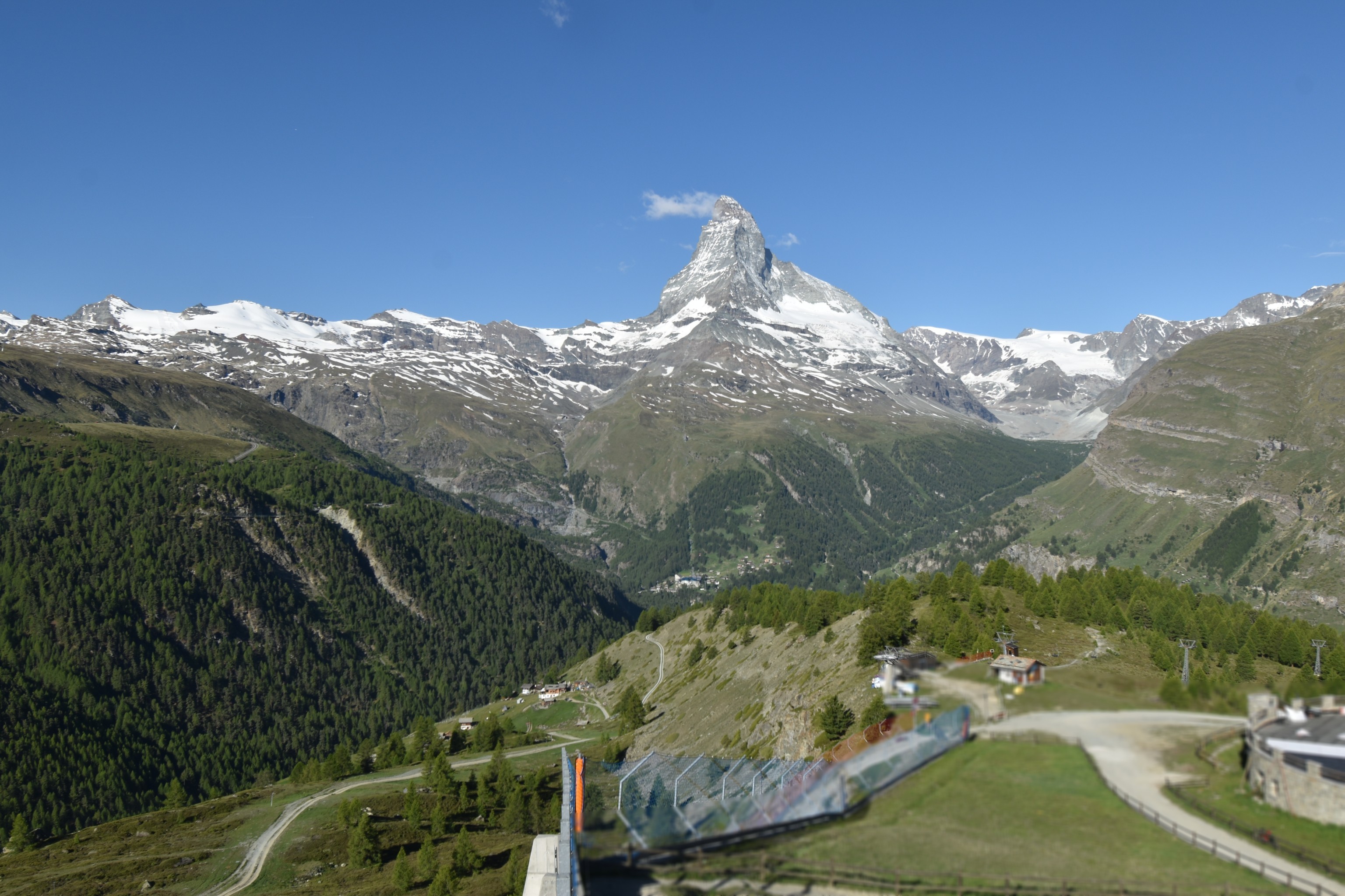 Archiv Foto Webcam Zermatt - Sunnega