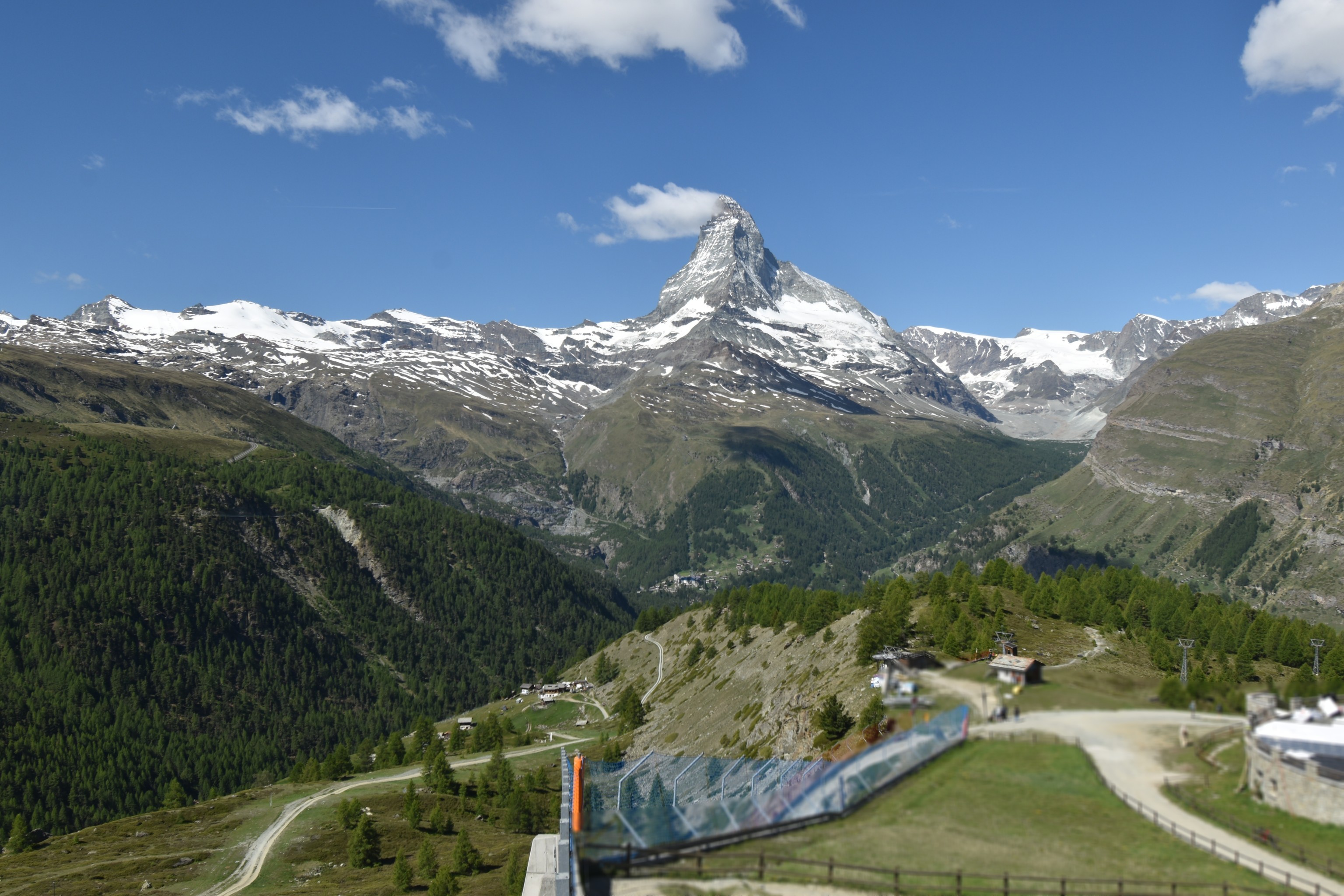 Archiv Foto Webcam Zermatt - Sunnega