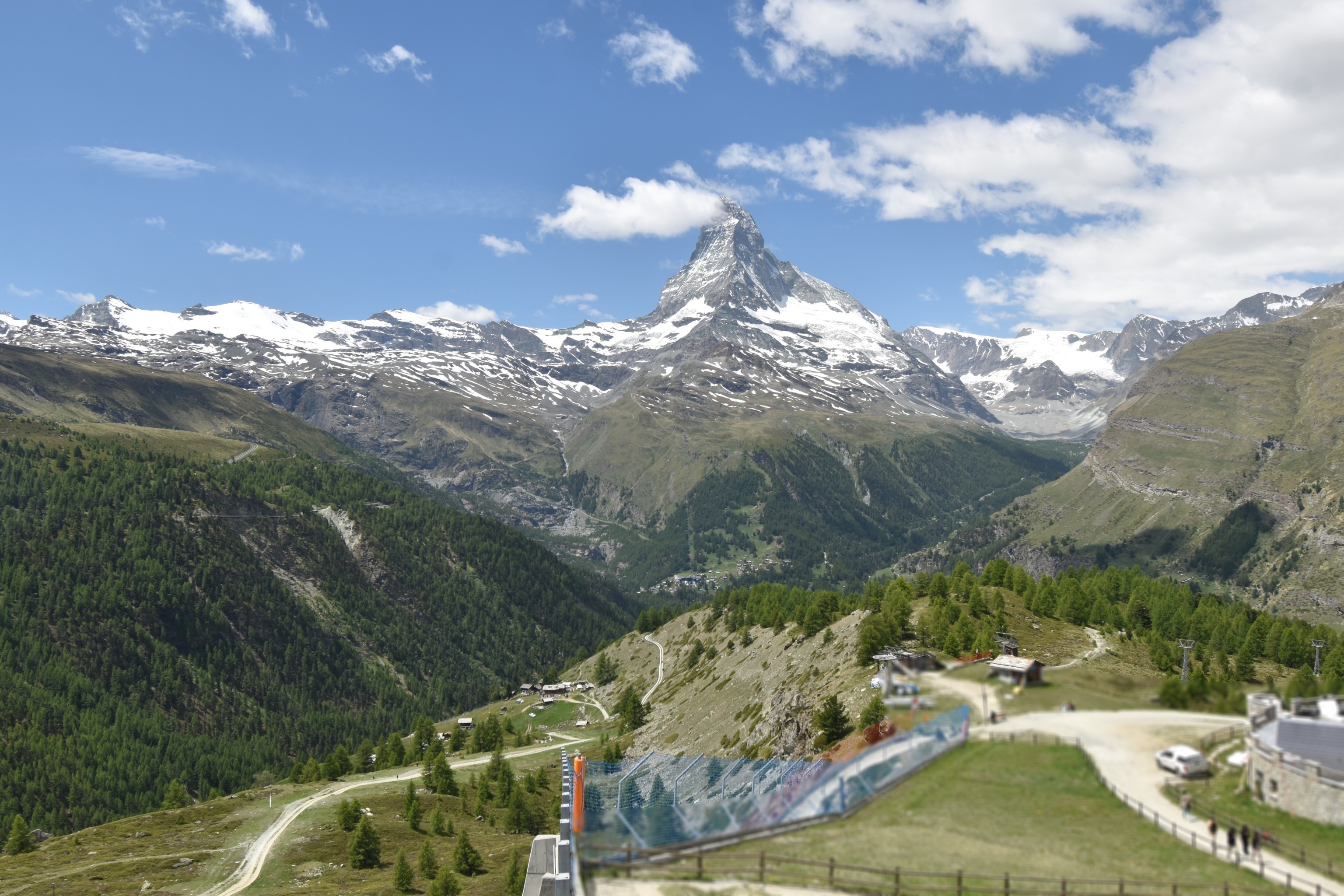 Archiv Foto Webcam Zermatt - Sunnega