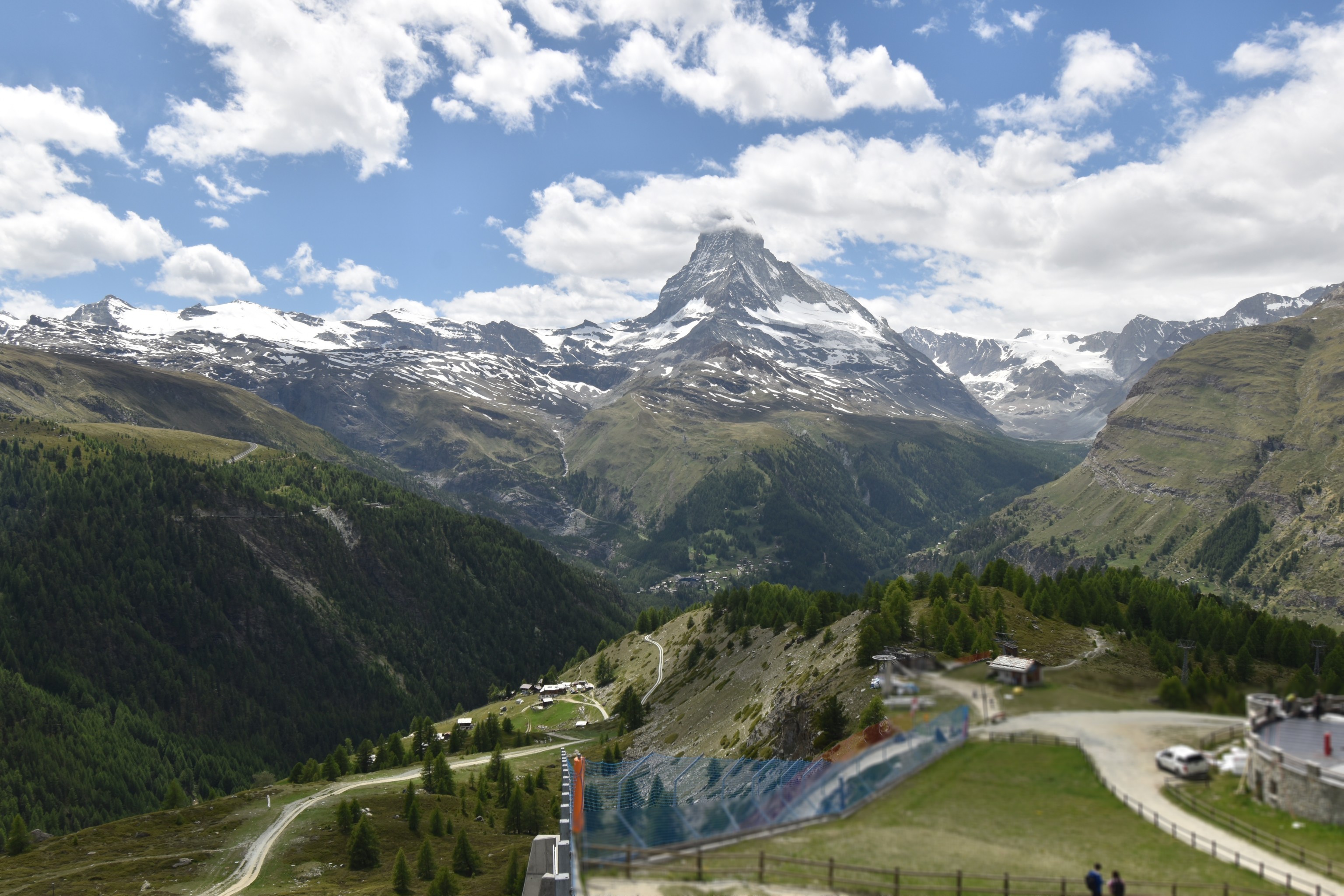 Archiv Foto Webcam Zermatt - Sunnega