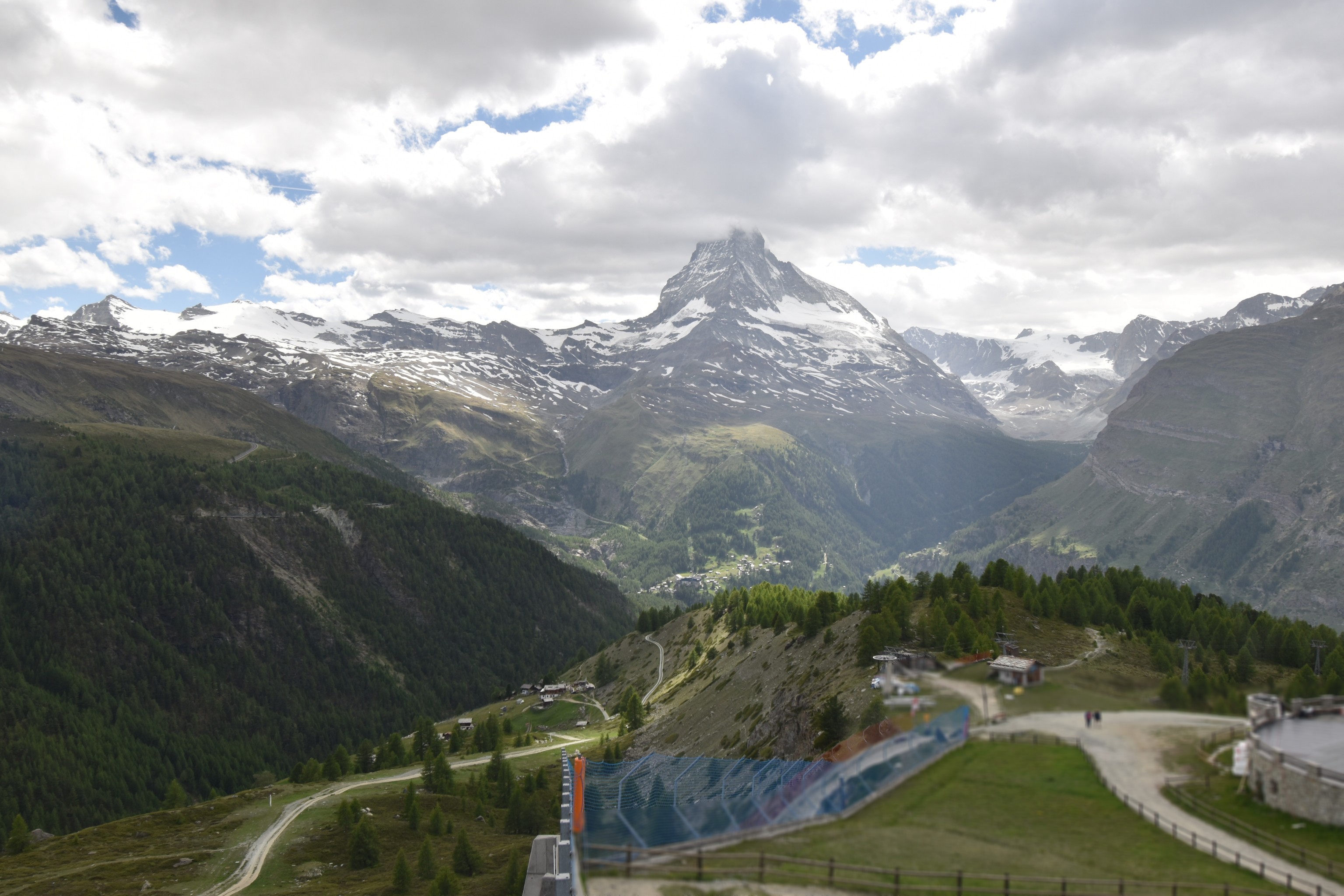 Archiv Foto Webcam Zermatt - Sunnega