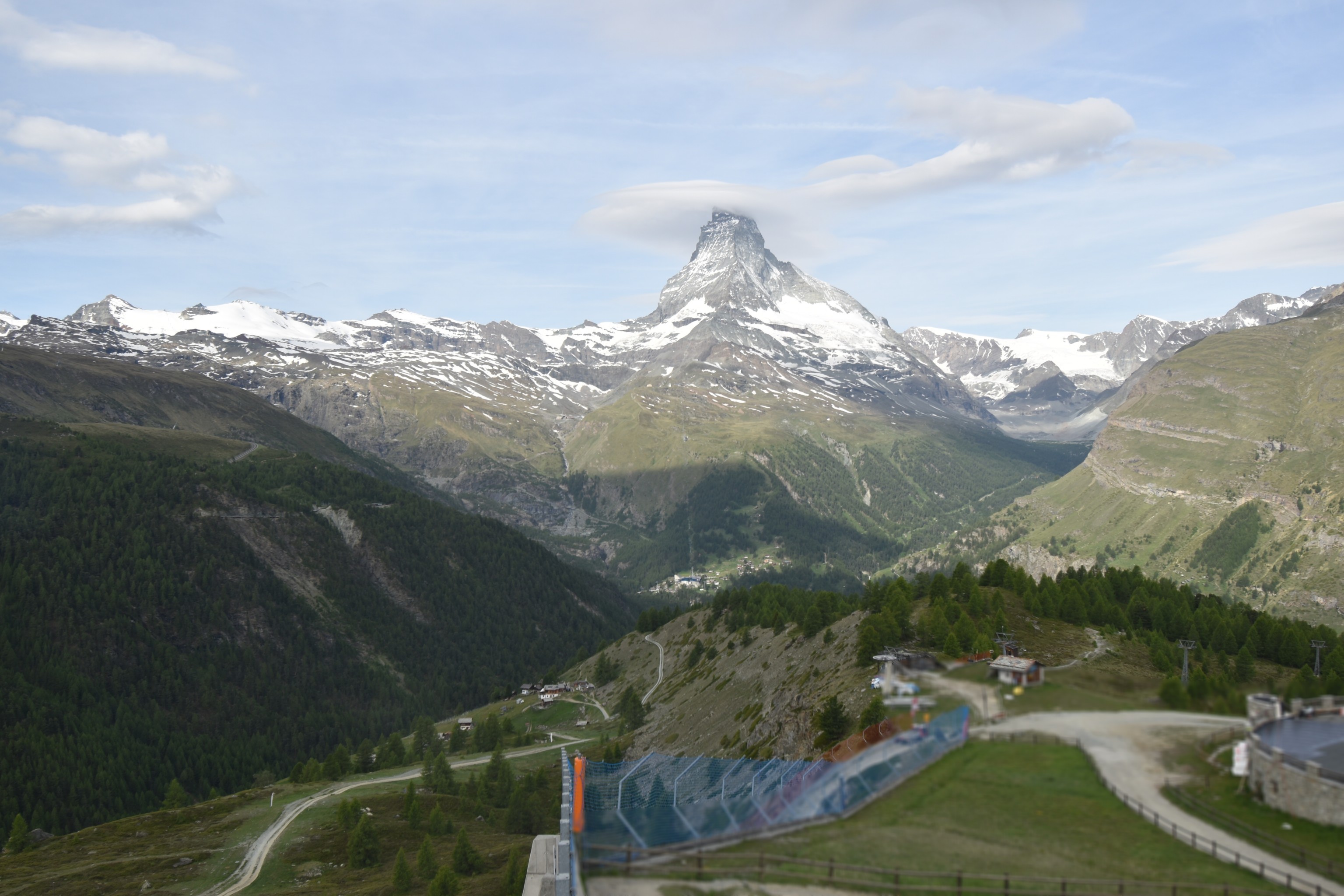 Archiv Foto Webcam Zermatt - Sunnega