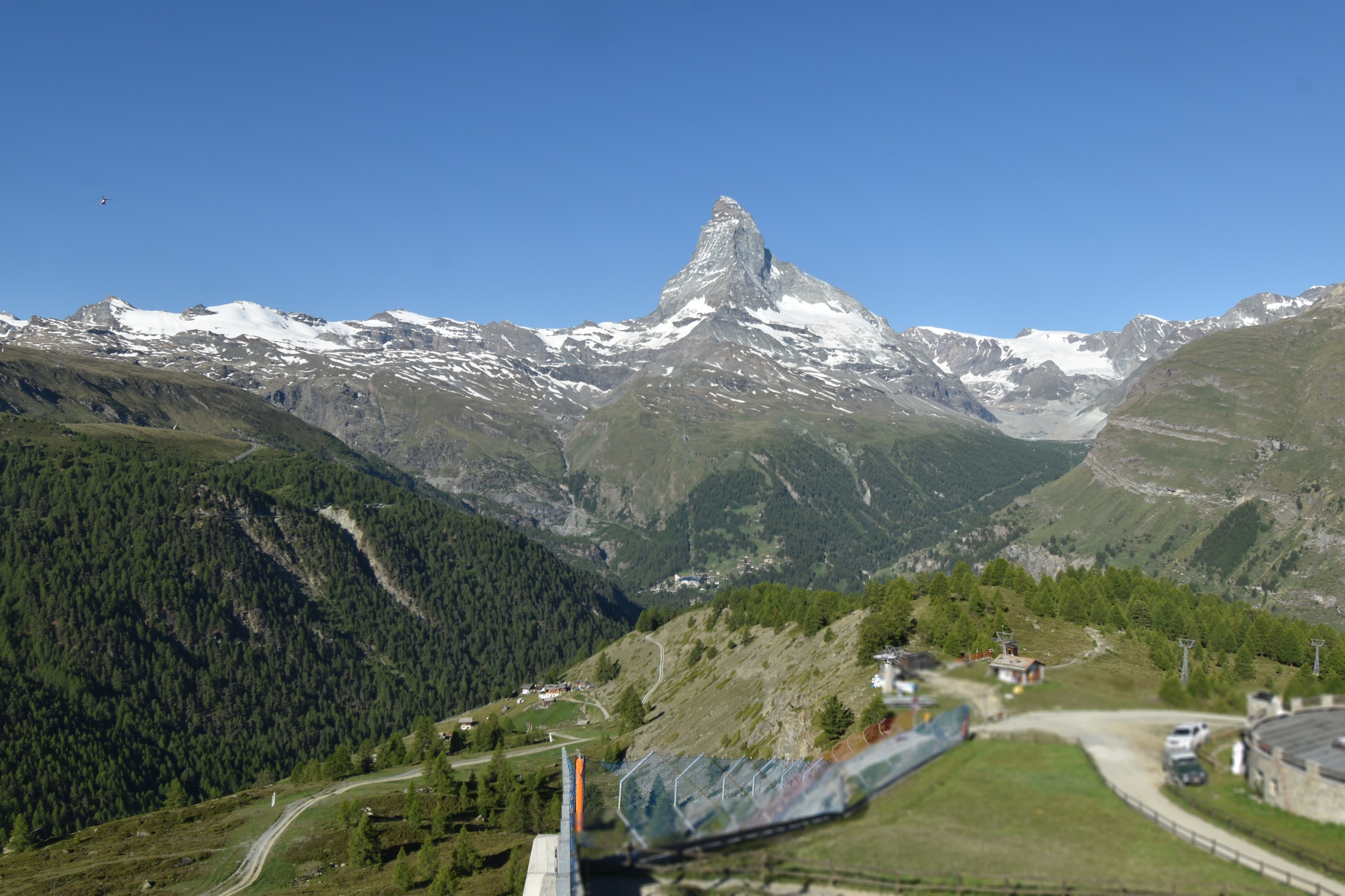 Archiv Foto Webcam Zermatt - Sunnega