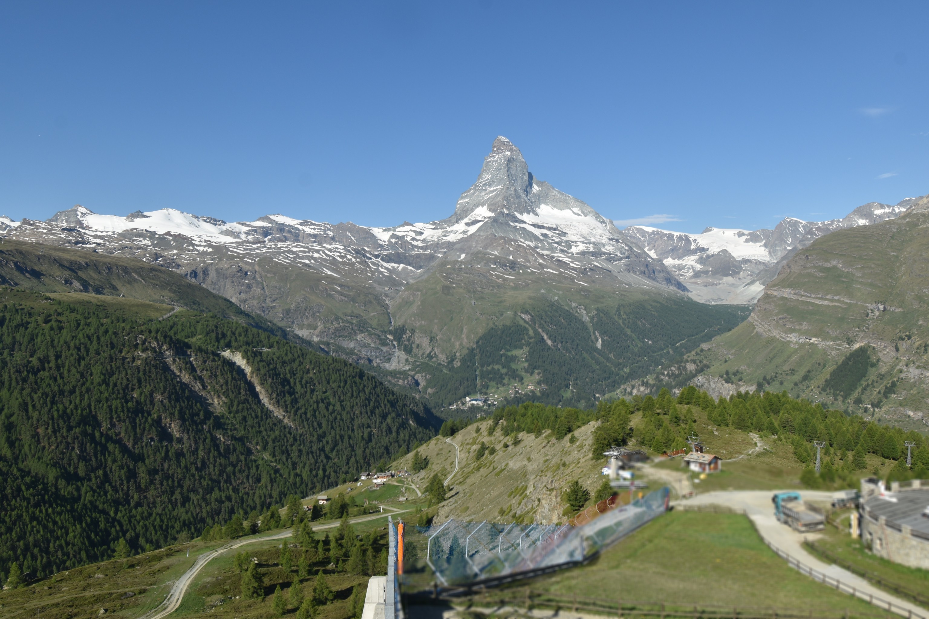 Archiv Foto Webcam Zermatt - Sunnega