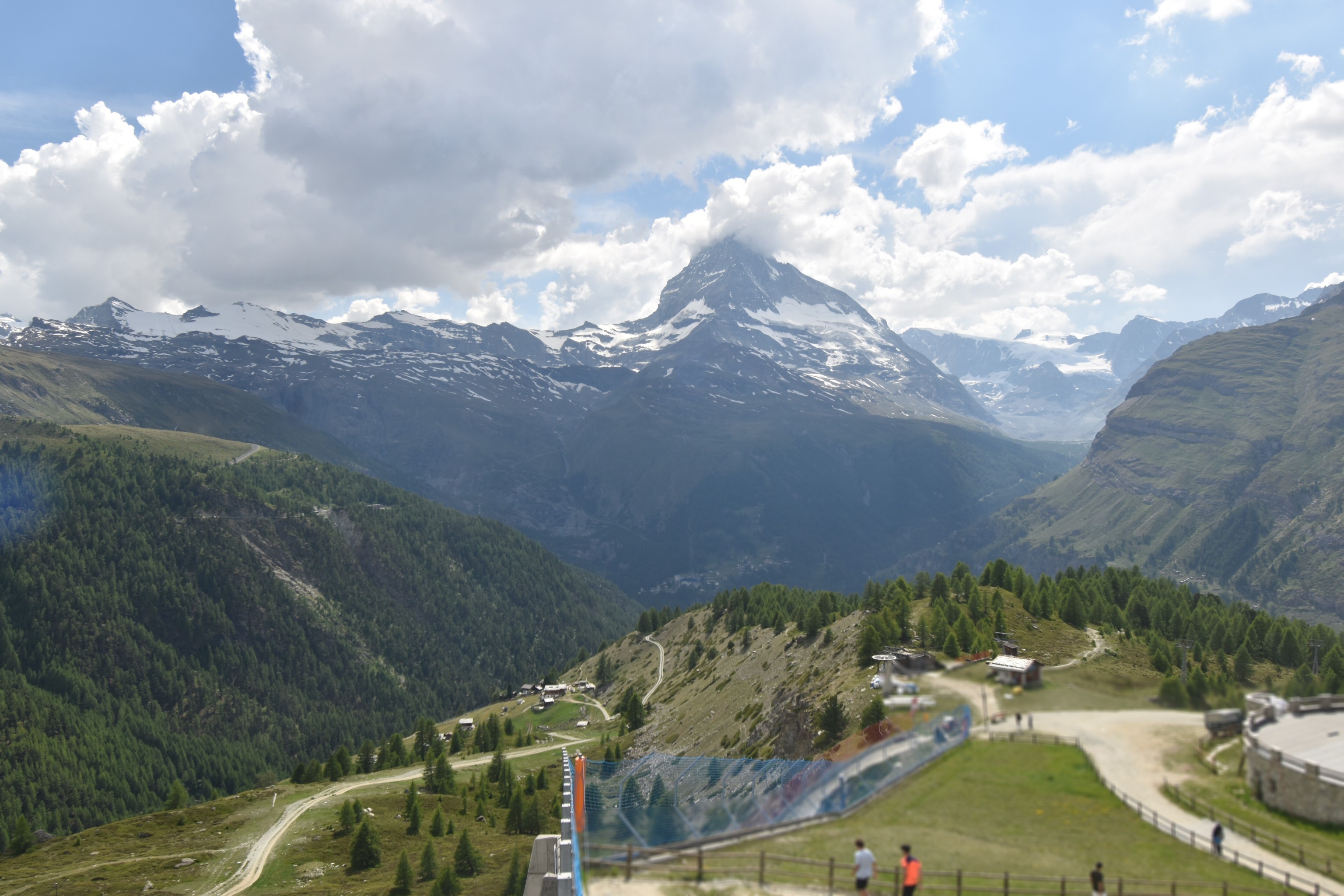 Archiv Foto Webcam Zermatt - Sunnega