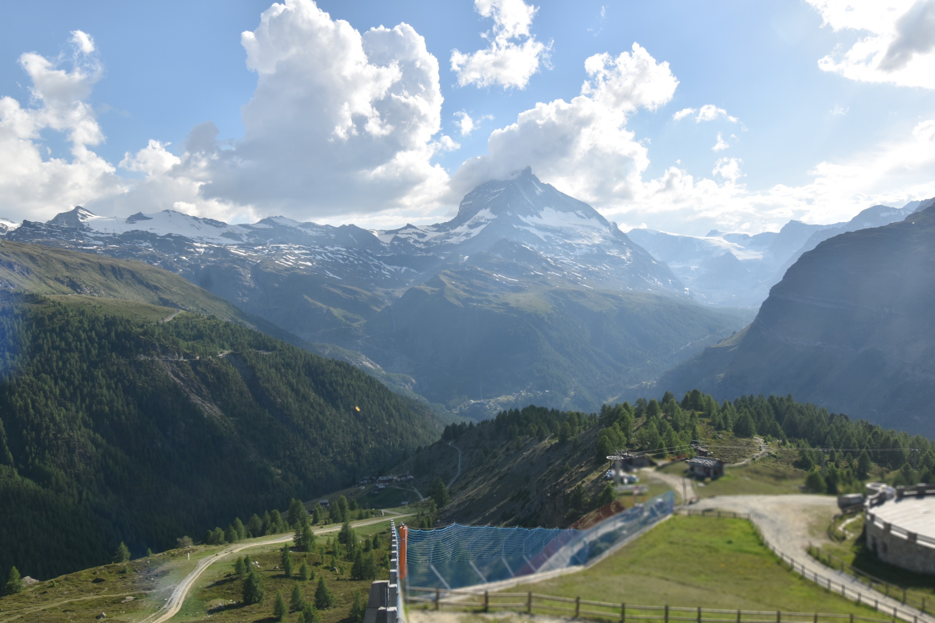 Archiv Foto Webcam Zermatt - Sunnega