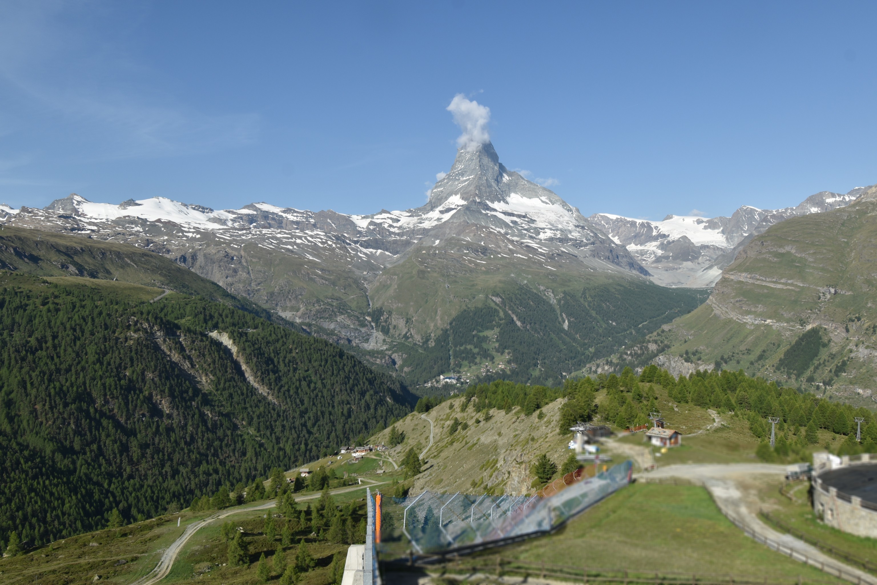 Archiv Foto Webcam Zermatt - Sunnega