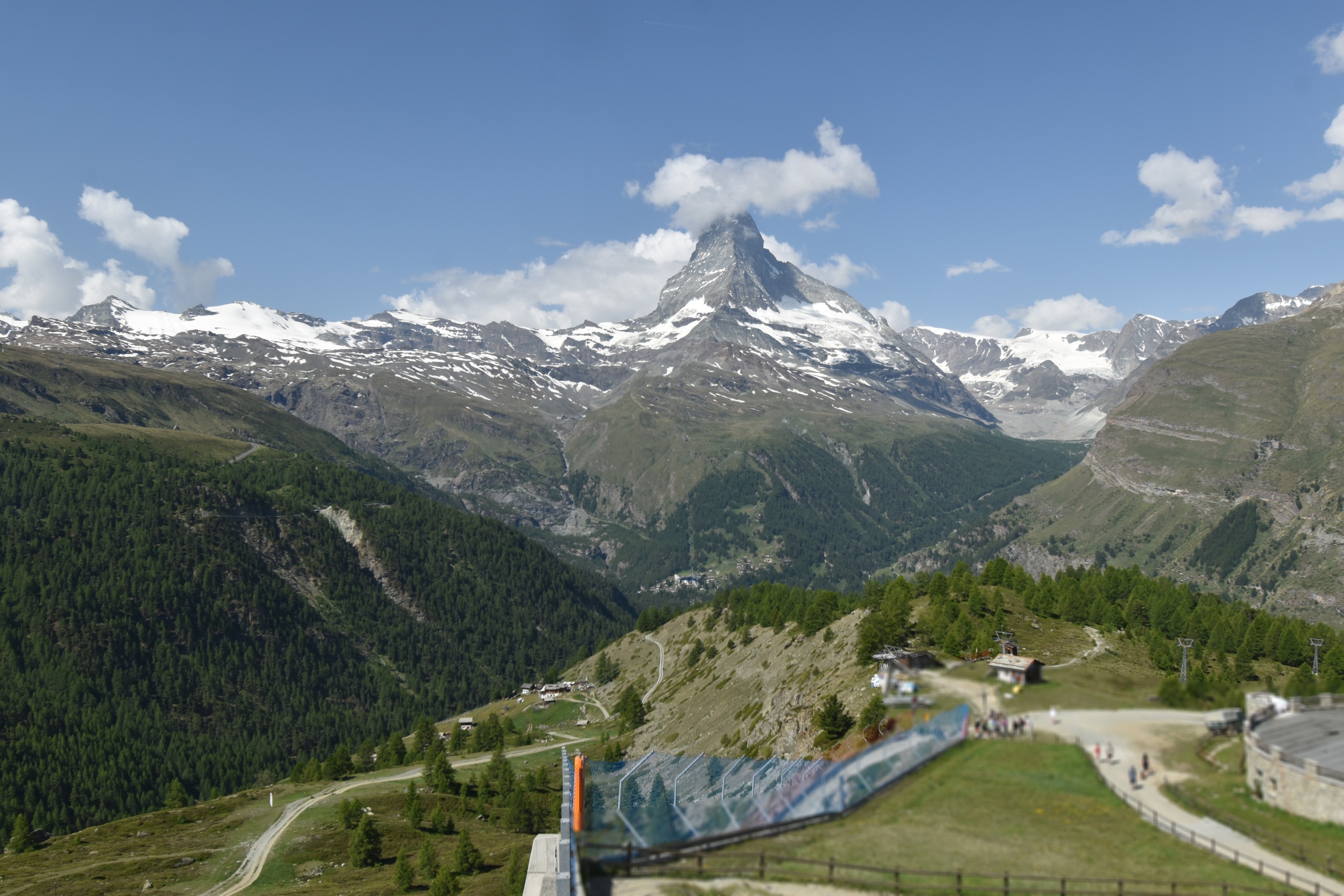Archiv Foto Webcam Zermatt - Sunnega