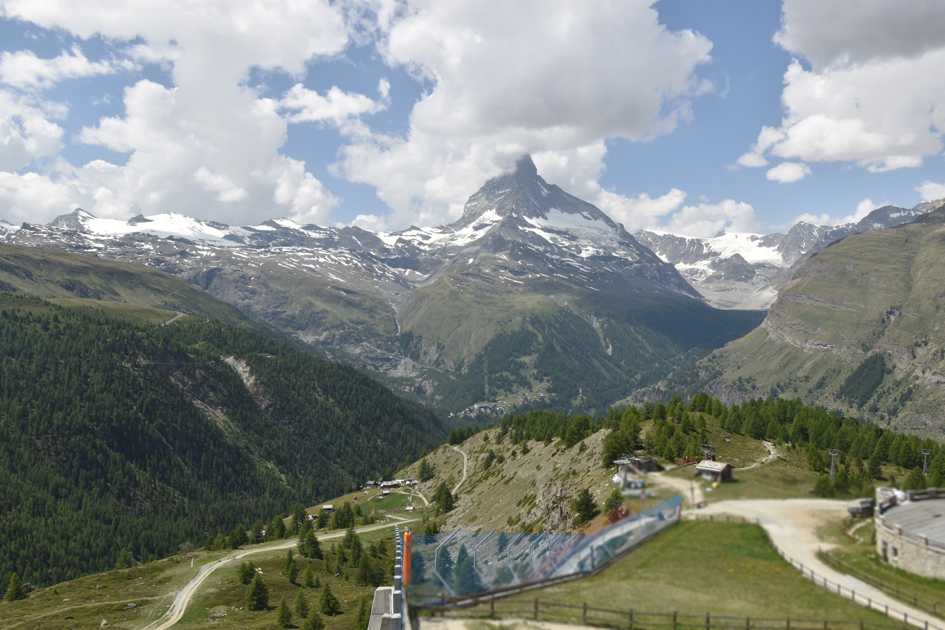 Archiv Foto Webcam Zermatt - Sunnega